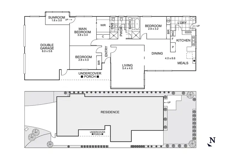 Floorplan of Homely house listing, 448 Como Parade West, Mordialloc VIC 3195