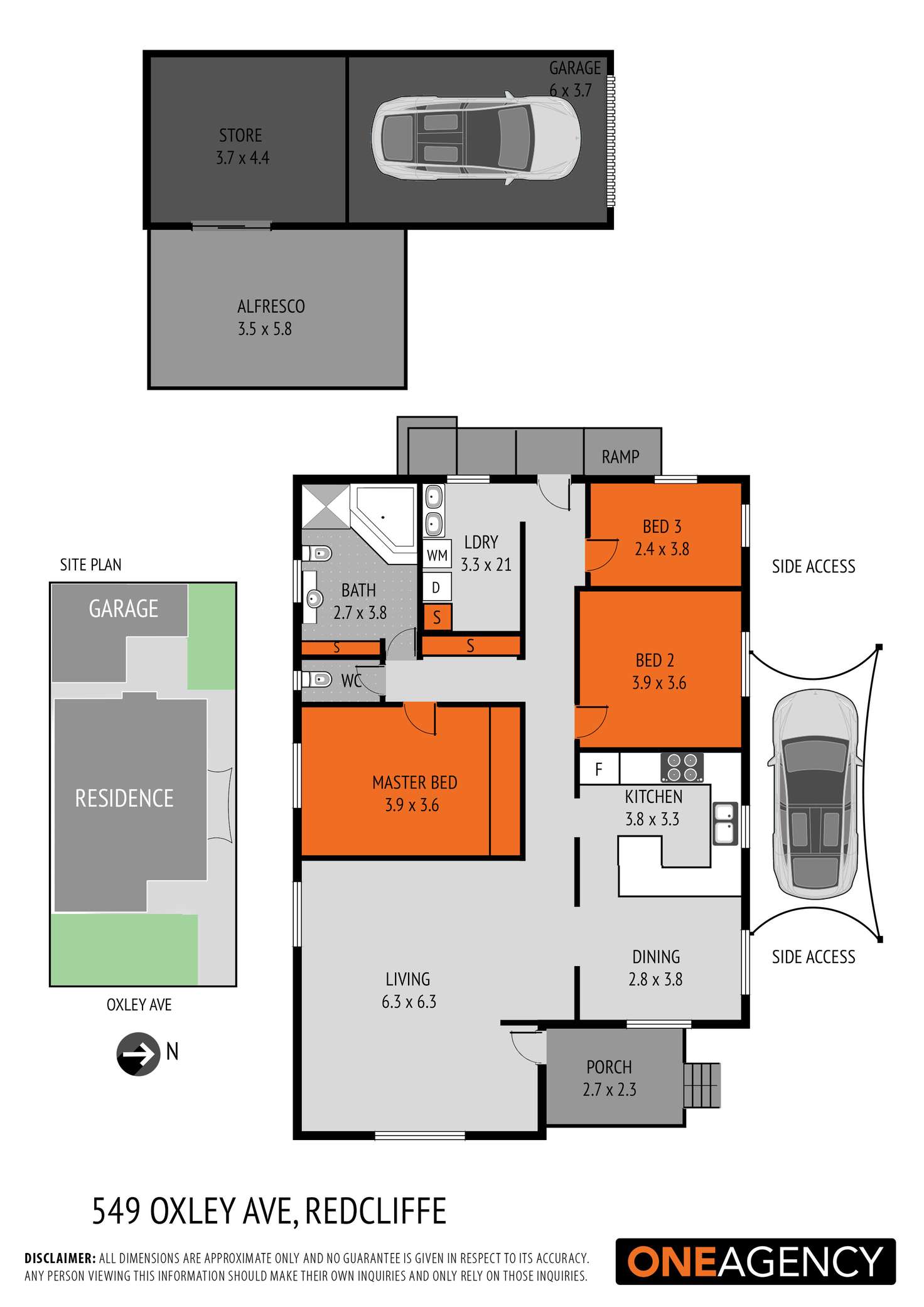 Floorplan of Homely house listing, 549 Oxley Avenue, Redcliffe QLD 4020