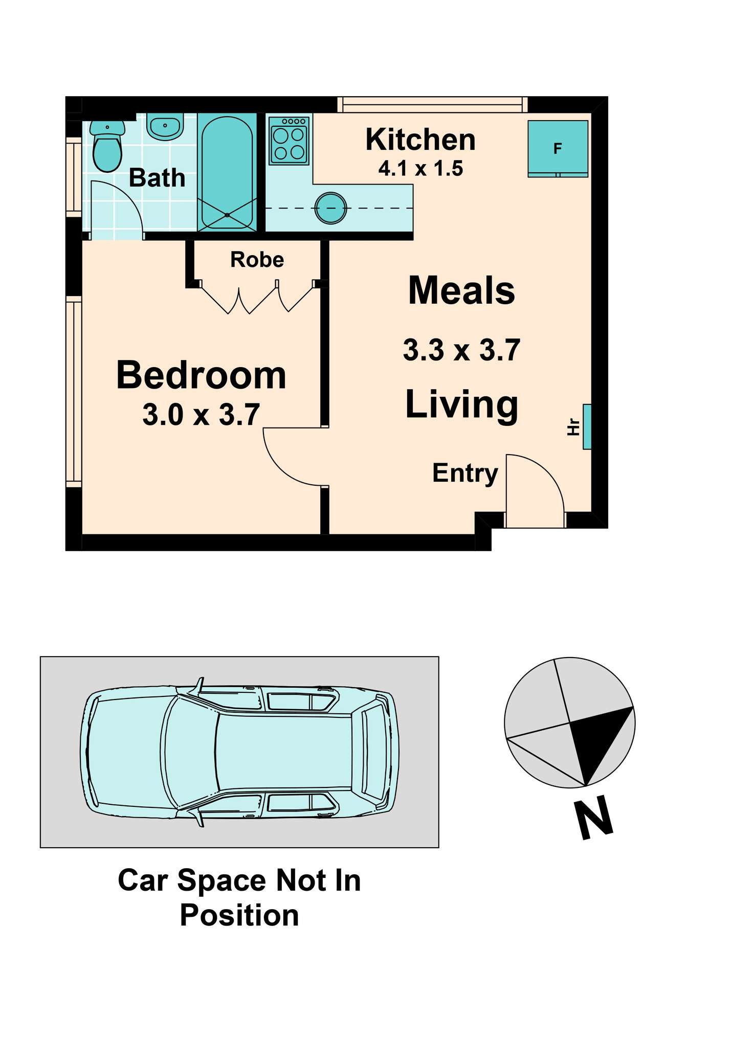 Floorplan of Homely apartment listing, 12/106-110 Ascot Vale Road, Flemington VIC 3031