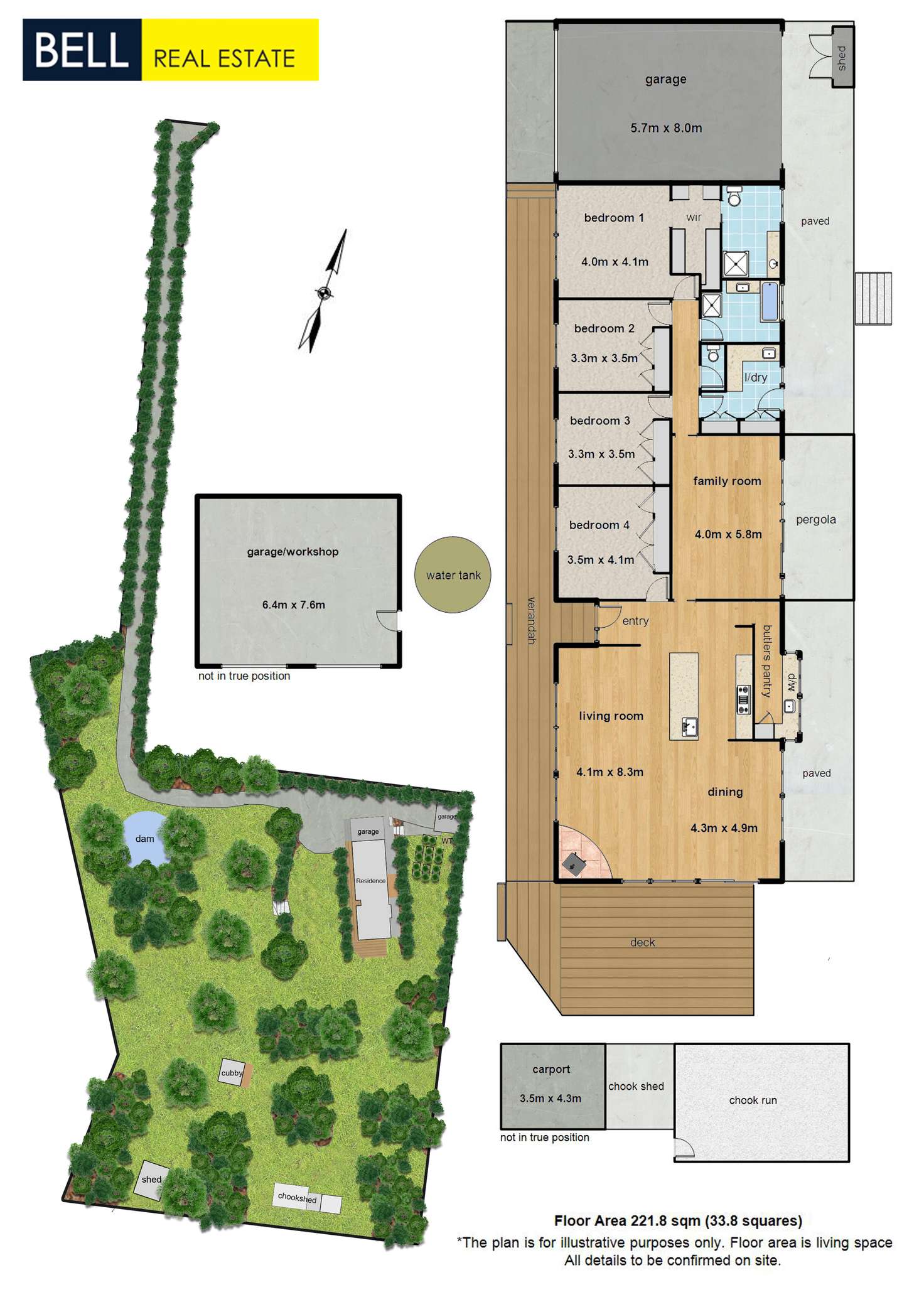 Floorplan of Homely acreageSemiRural listing, 42 Glasgow Road, Montrose VIC 3765