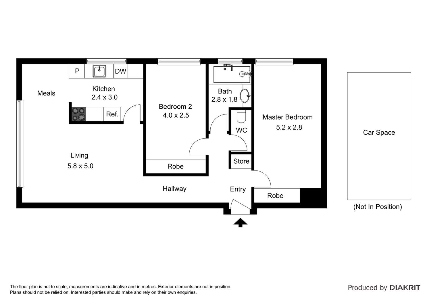 Floorplan of Homely apartment listing, 7/28 York Street, St Kilda West VIC 3182