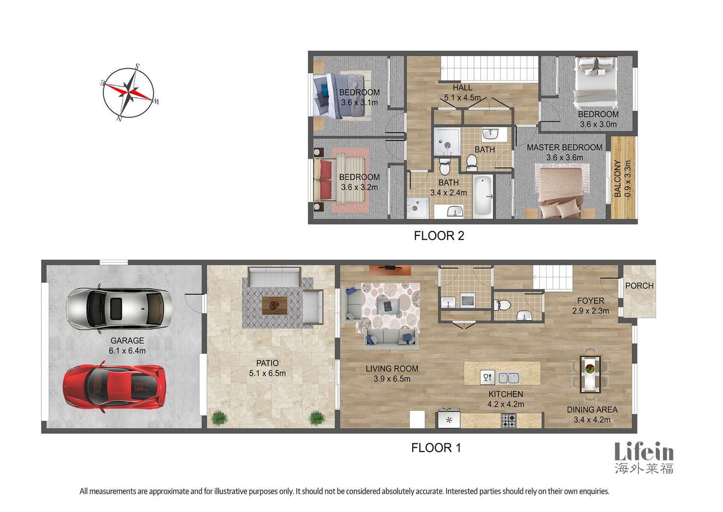 Floorplan of Homely townhouse listing, 9 Camilleri Street, Sunshine West VIC 3020