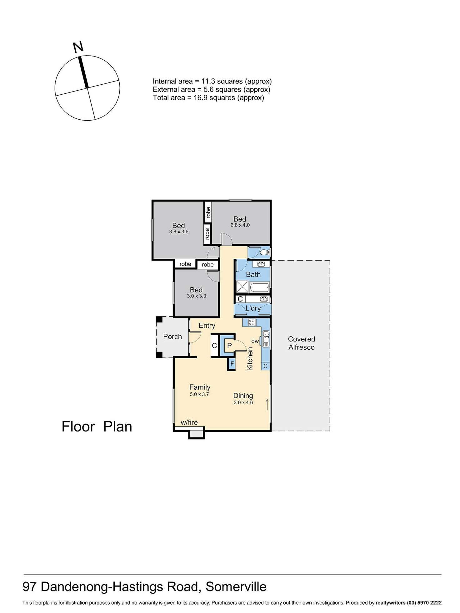 Floorplan of Homely acreageSemiRural listing, 97 Dandenong Hastings Road, Somerville VIC 3912