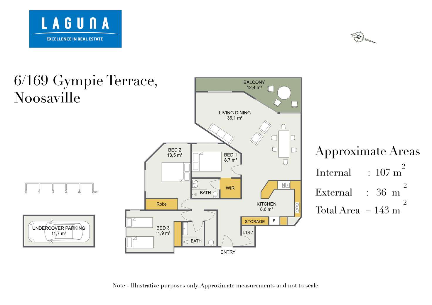 Floorplan of Homely unit listing, 6/169 Gympie Terrace, Noosaville QLD 4566