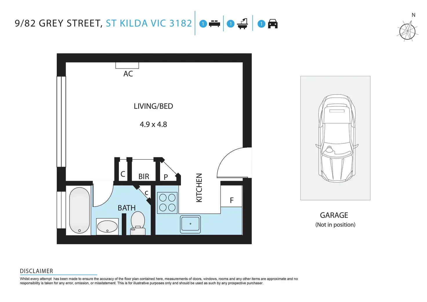 Leased Apartment 9/82 Grey Street, St Kilda VIC 3182 Nov 21, 2023
