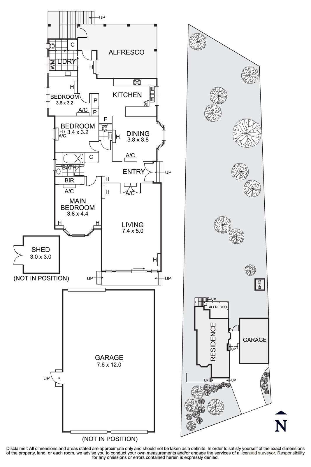 Floorplan of Homely house listing, 40 Grant Crescent West, Ringwood VIC 3134