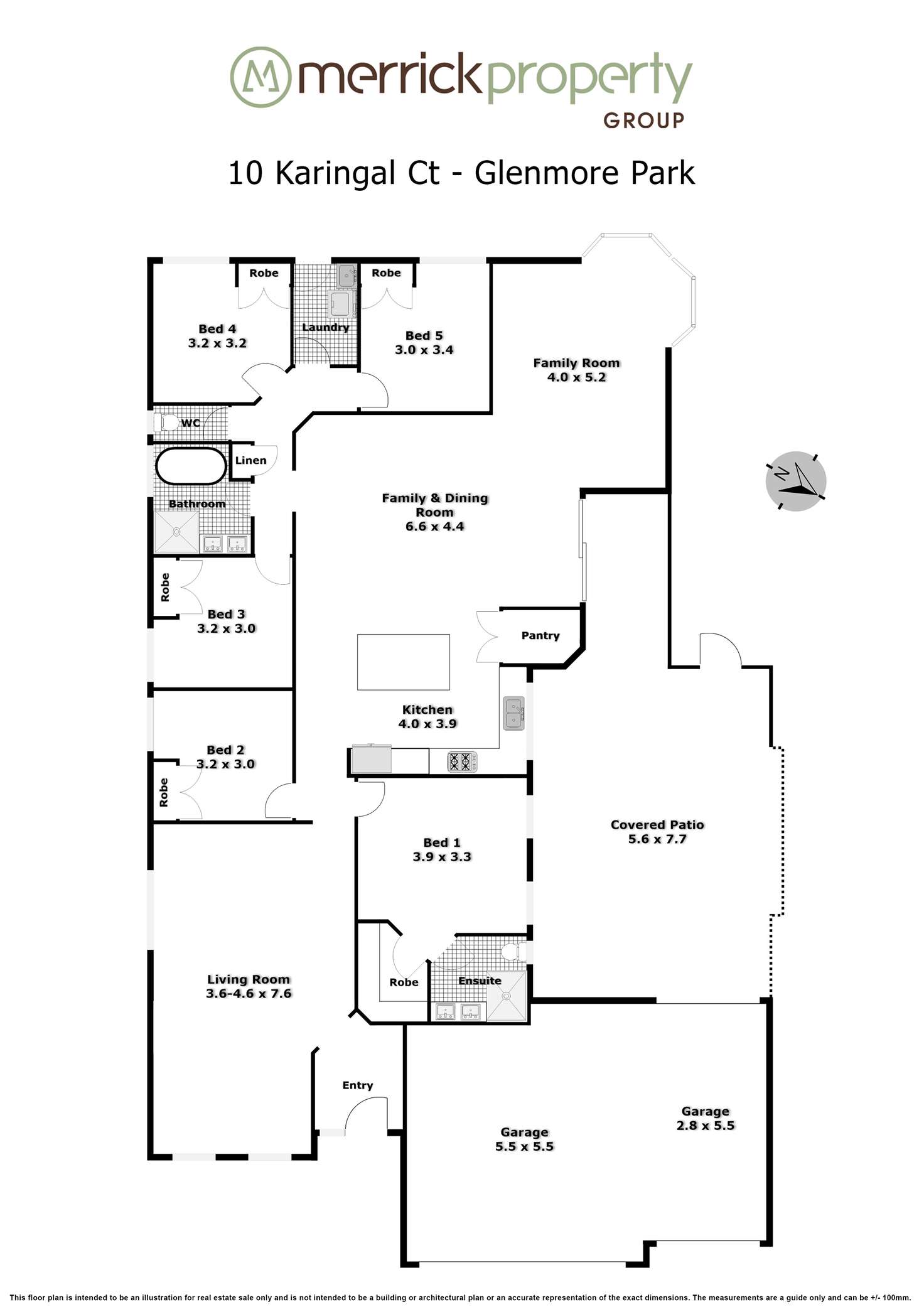 Floorplan of Homely house listing, 10 Karingal Court, Glenmore Park NSW 2745