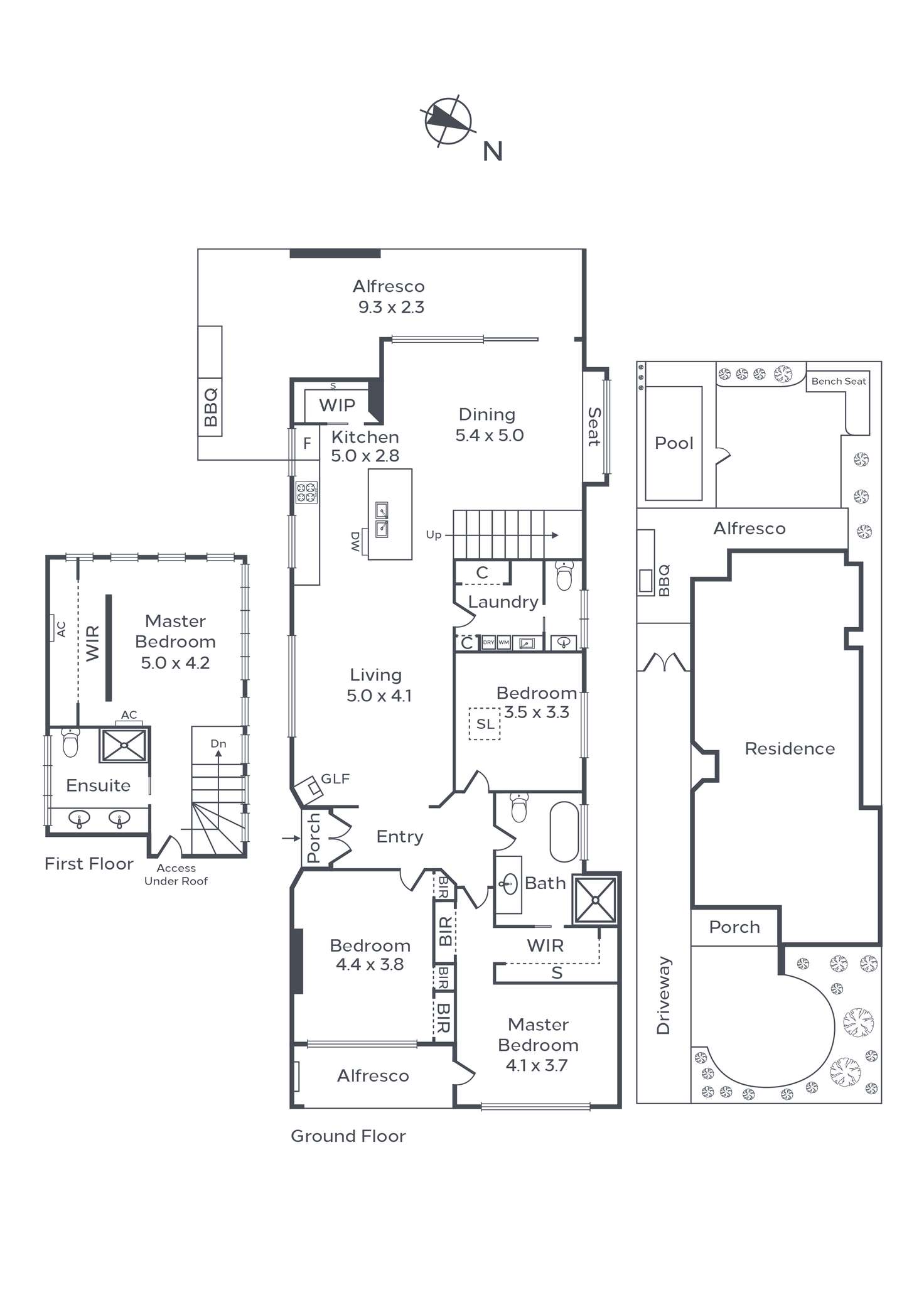 Floorplan of Homely house listing, 125 Mitford Street, Elwood VIC 3184