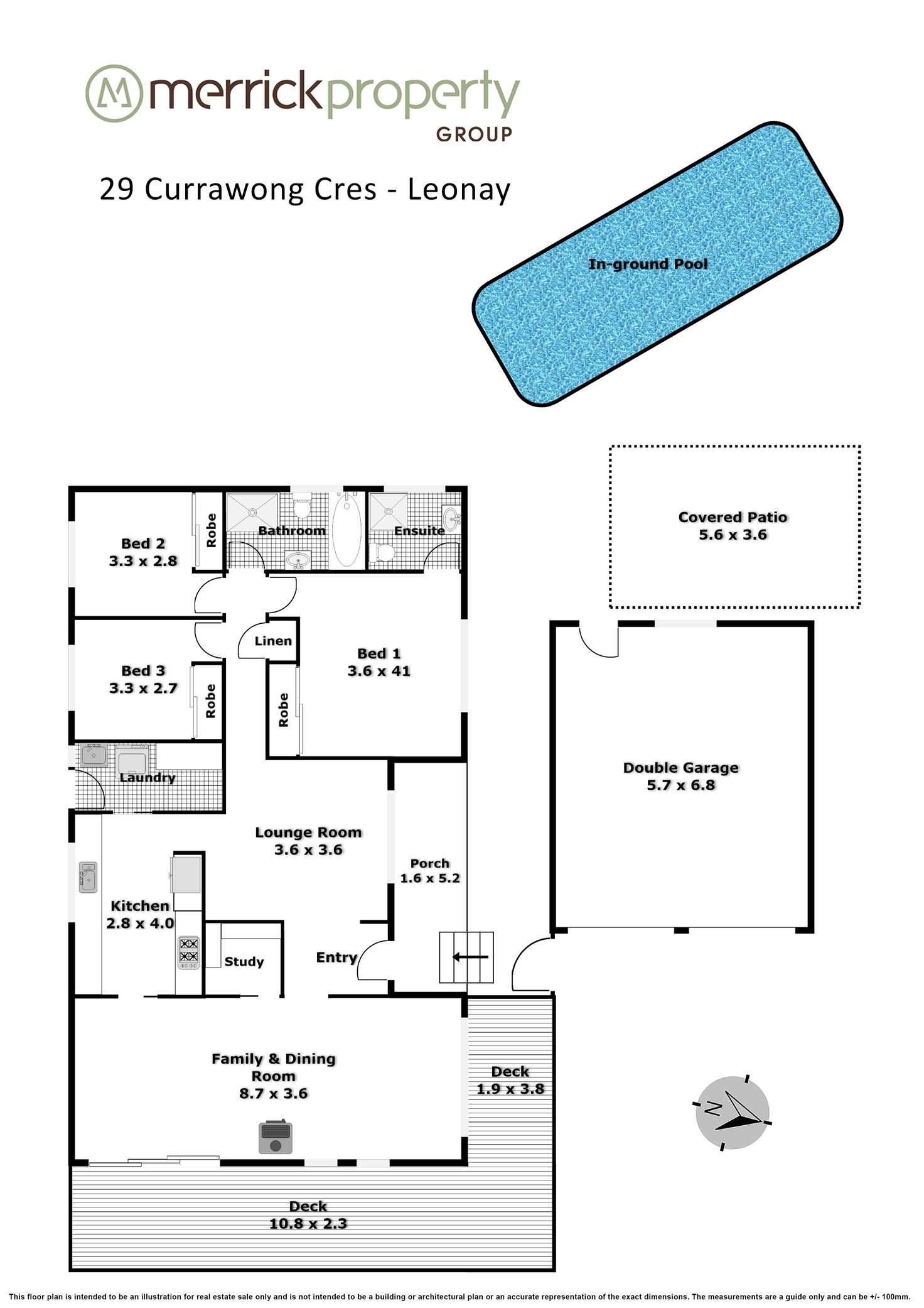 Floorplan of Homely house listing, 29 Currawong Crescent, Leonay NSW 2750