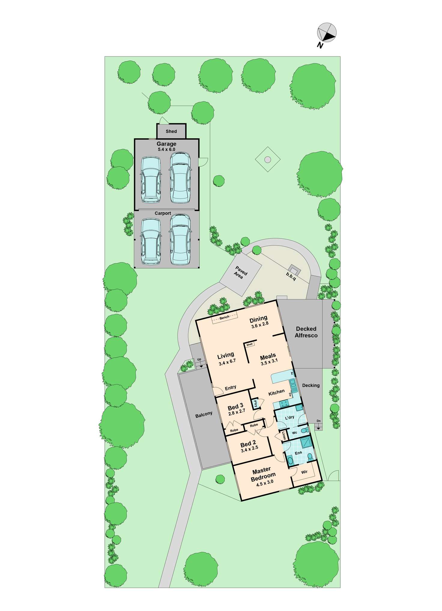 Floorplan of Homely house listing, 6 Gavan Street, Broadford VIC 3658