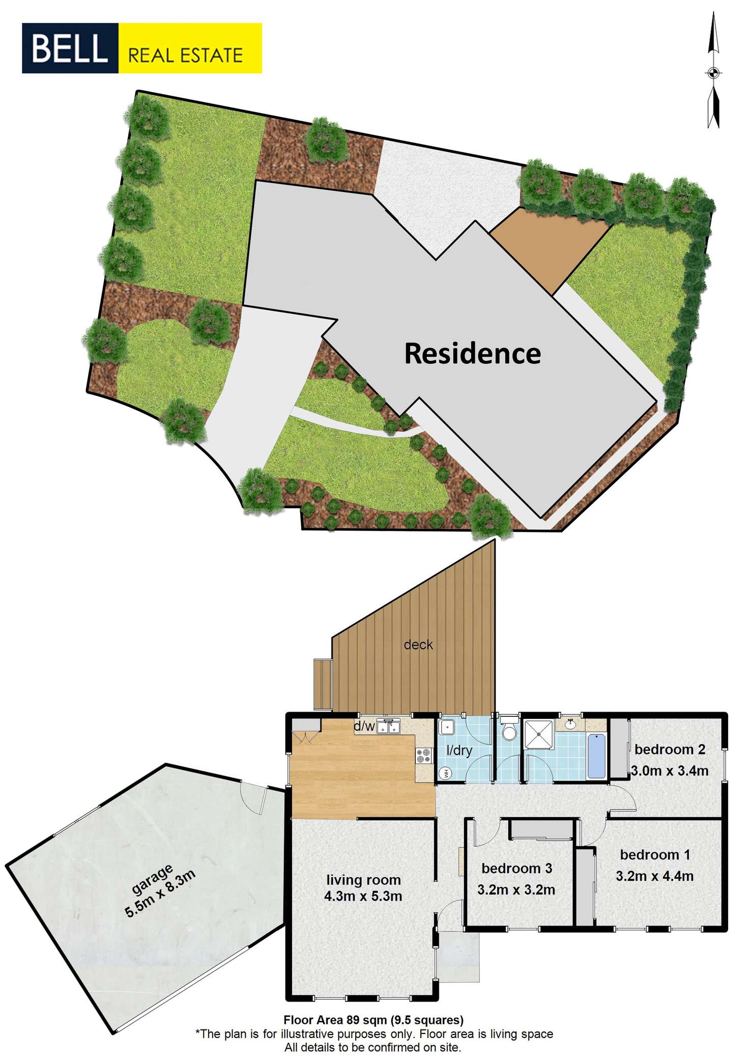 Floorplan of Homely unit listing, 1/3 Monaro Court, Mooroolbark VIC 3138