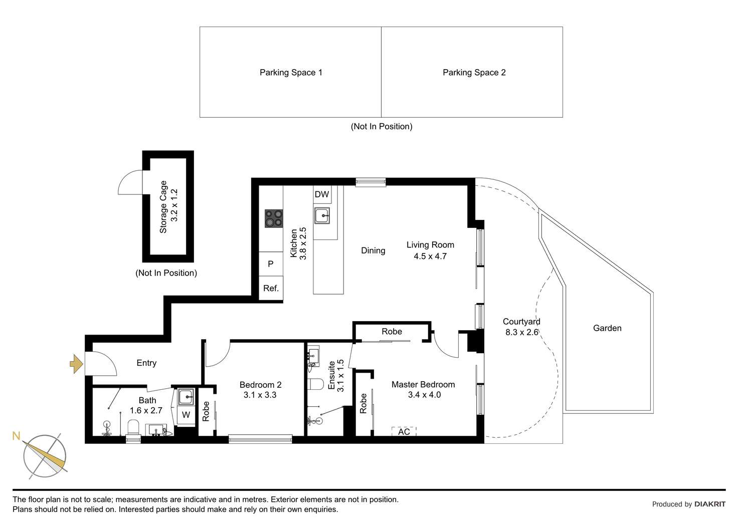 Floorplan of Homely apartment listing, G01/563 Dandenong Road, Armadale VIC 3143