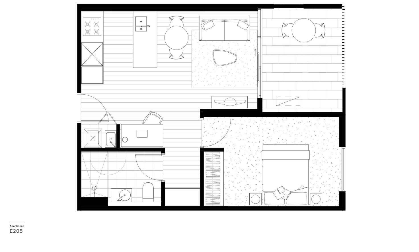 Floorplan of Homely apartment listing, C206/200 Sydney Road, Coburg VIC 3058