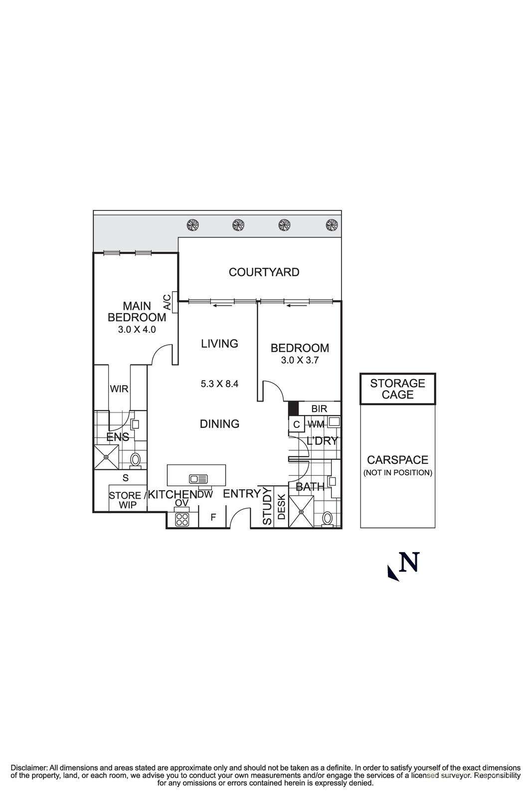 Floorplan of Homely apartment listing, 103/181 Manningham Road, Templestowe Lower VIC 3107