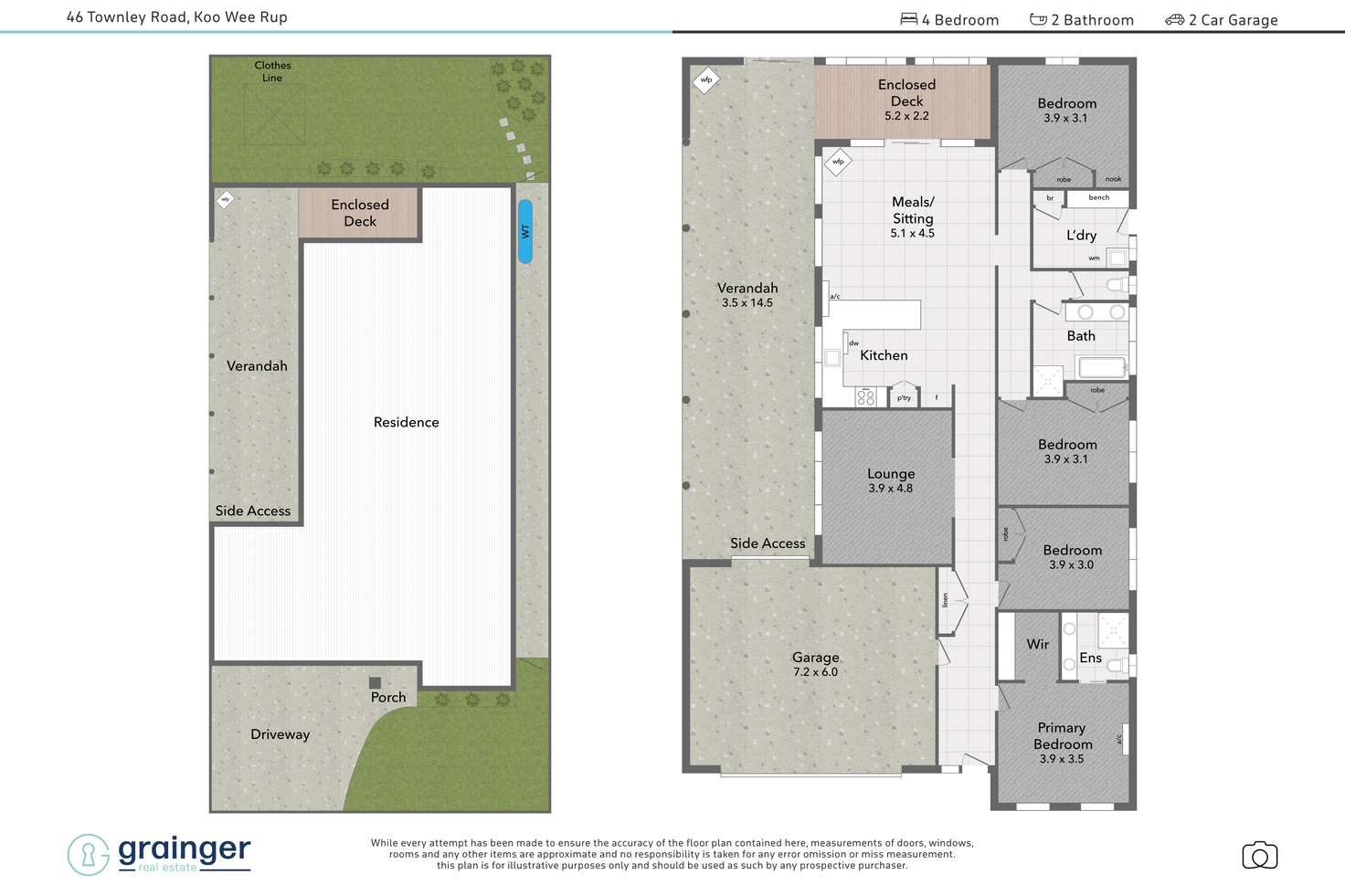 Floorplan of Homely house listing, 46 Townley Road, Koo Wee Rup VIC 3981