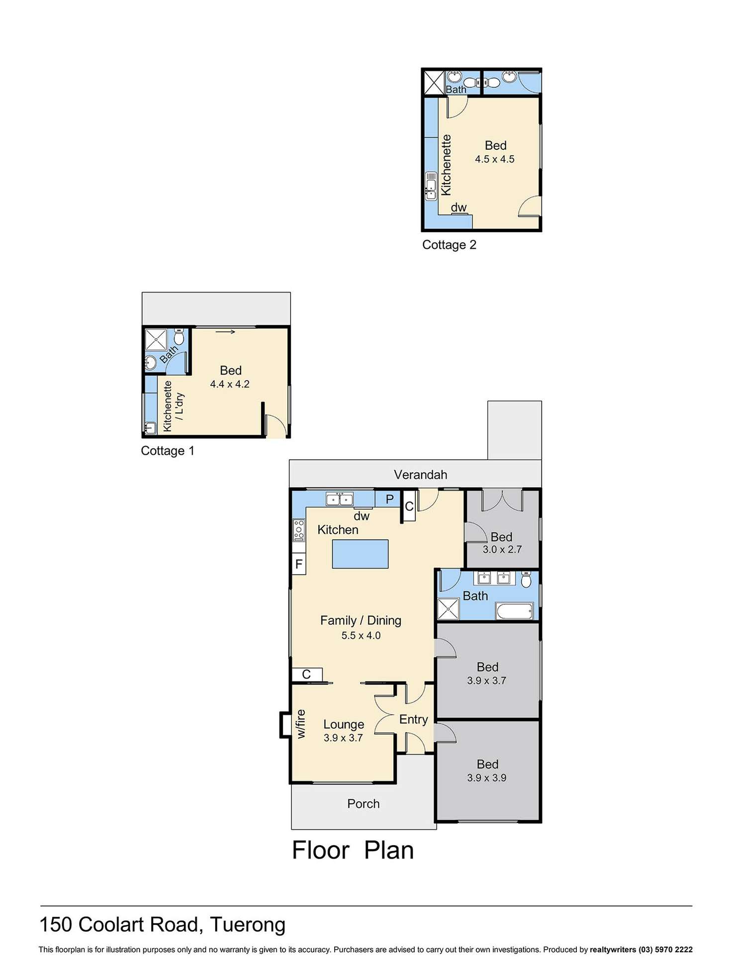 Floorplan of Homely acreageSemiRural listing, 150 Coolart Road, Tuerong VIC 3915