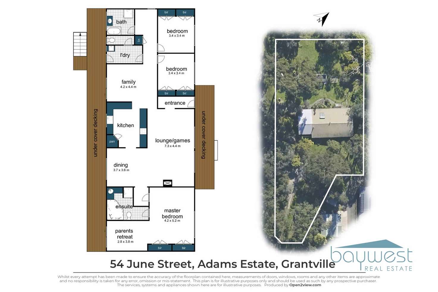 Floorplan of Homely house listing, 54 June Street, Grantville VIC 3984