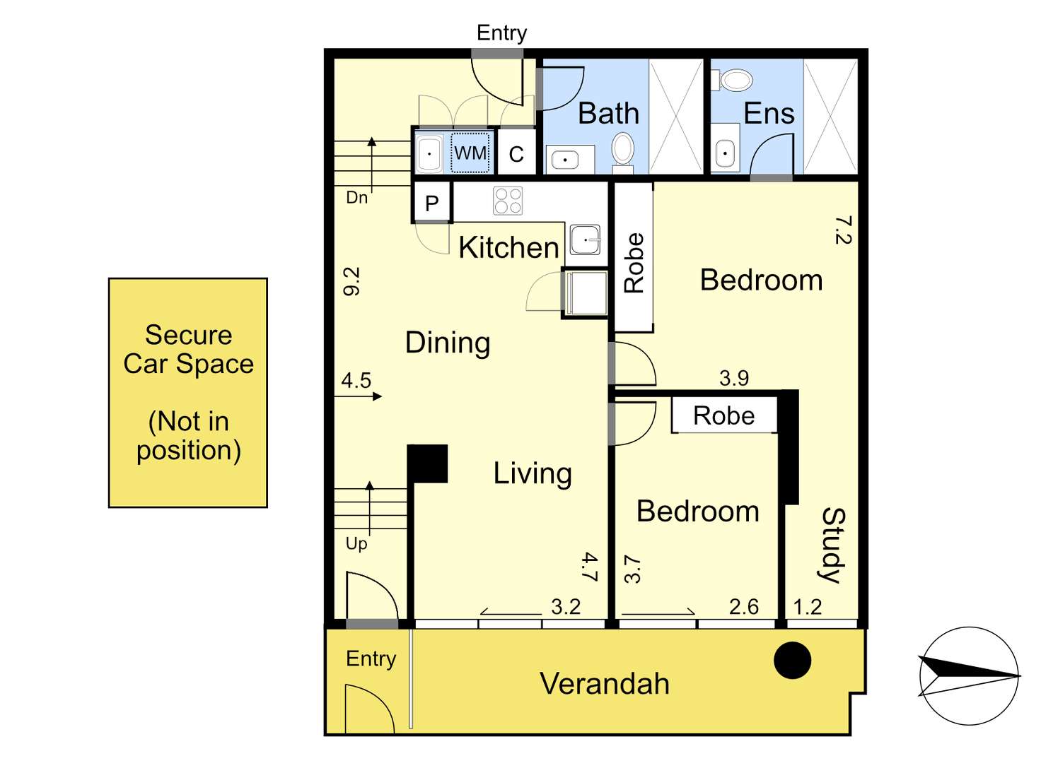 Floorplan of Homely apartment listing, G04/195 Wellington Street, Collingwood VIC 3066
