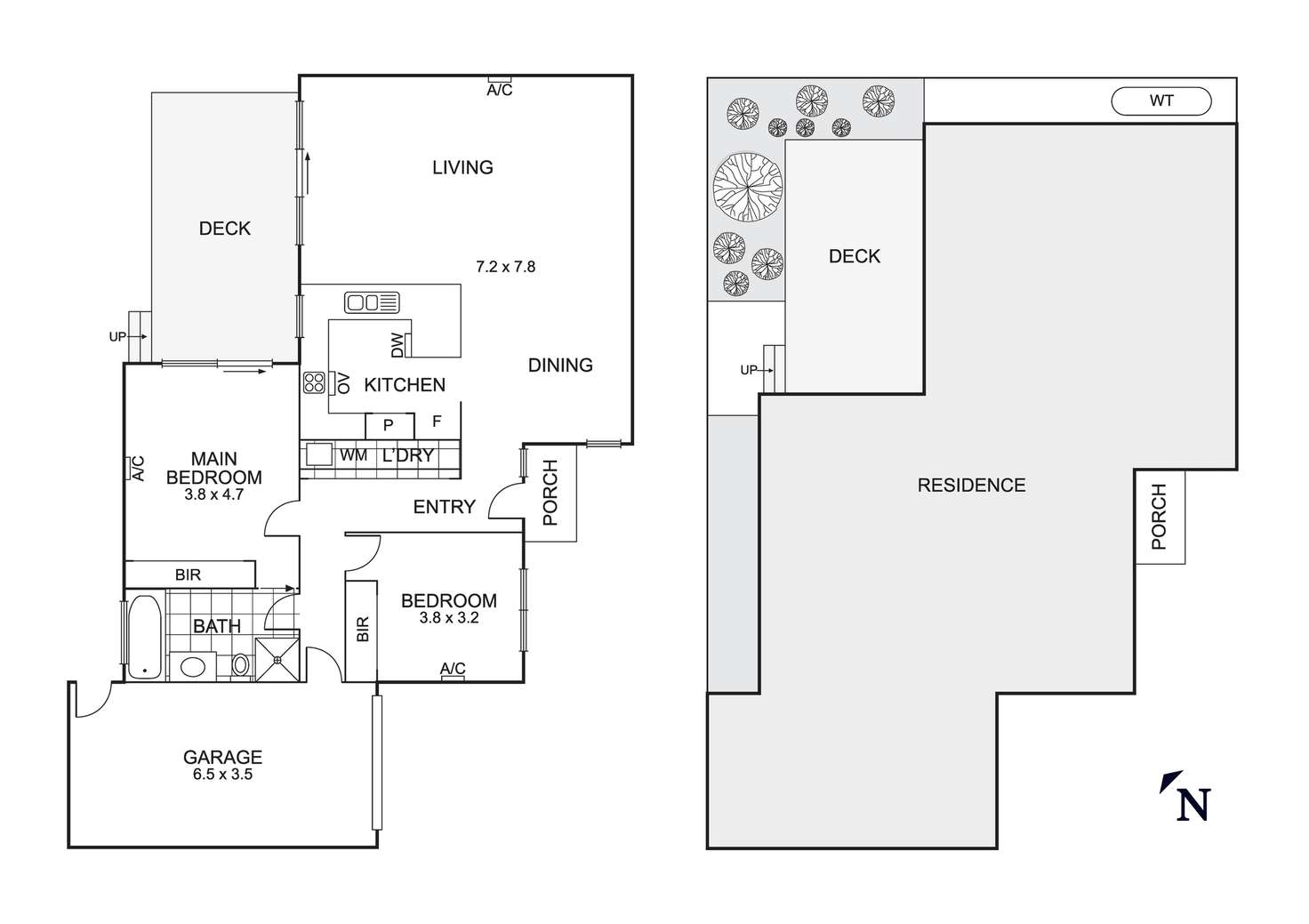 Floorplan of Homely townhouse listing, 3/95 Broadway, Bonbeach VIC 3196