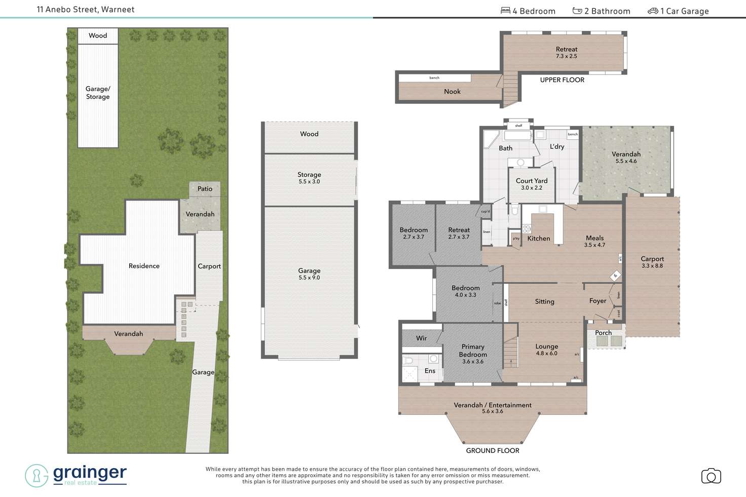 Floorplan of Homely house listing, 11 Anebo Street, Warneet VIC 3980
