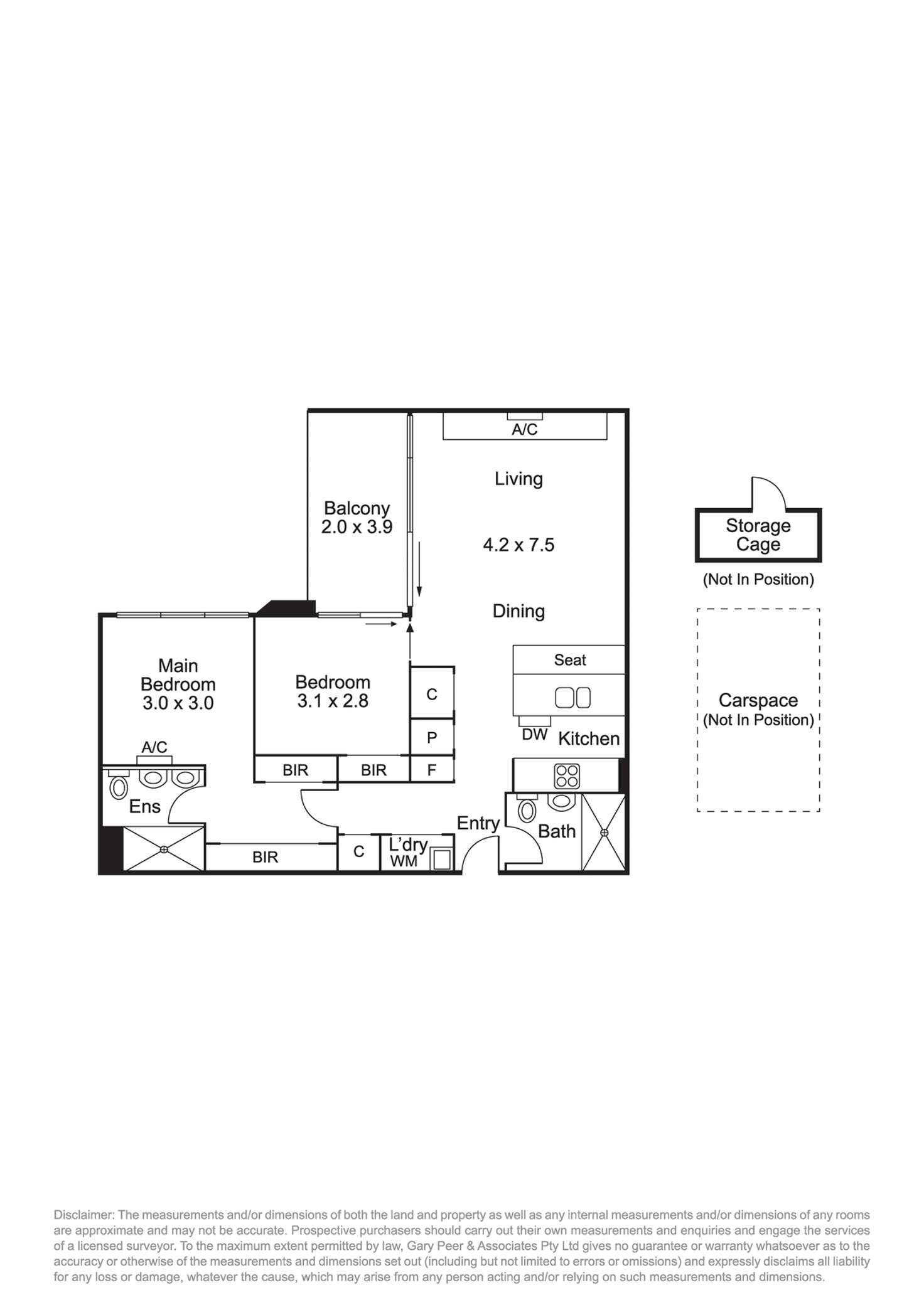 Floorplan of Homely apartment listing, 105/22-24 Pakington Street, St Kilda VIC 3182