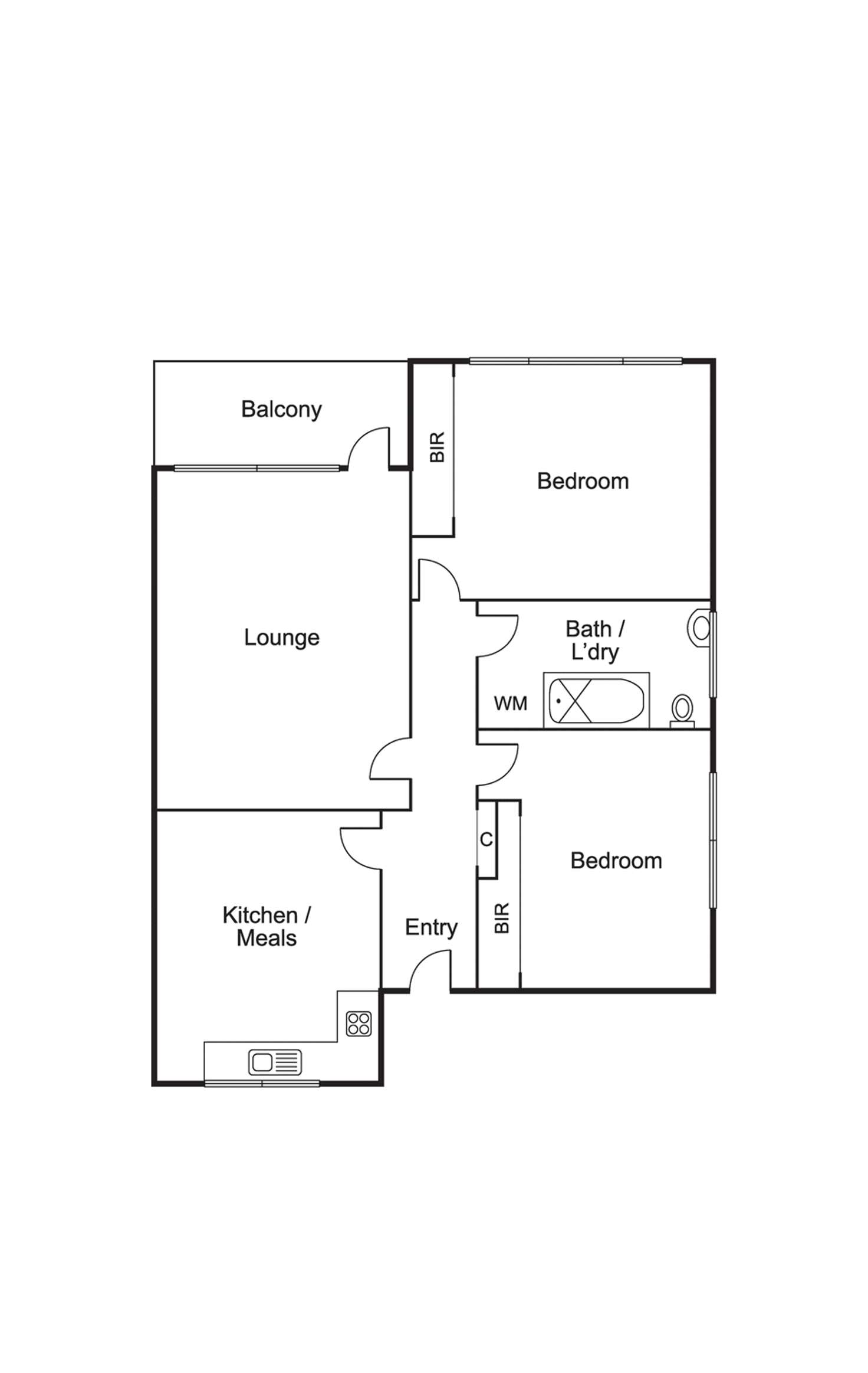 Floorplan of Homely apartment listing, 8/5 Duke Street, Caulfield South VIC 3162