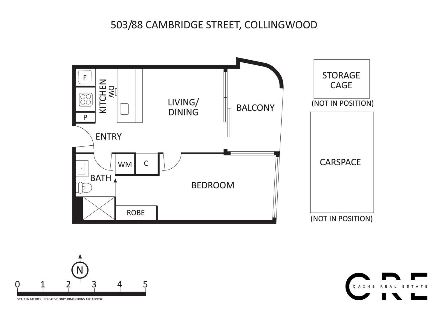 Floorplan of Homely apartment listing, 503/88 Cambridge Street, Collingwood VIC 3066