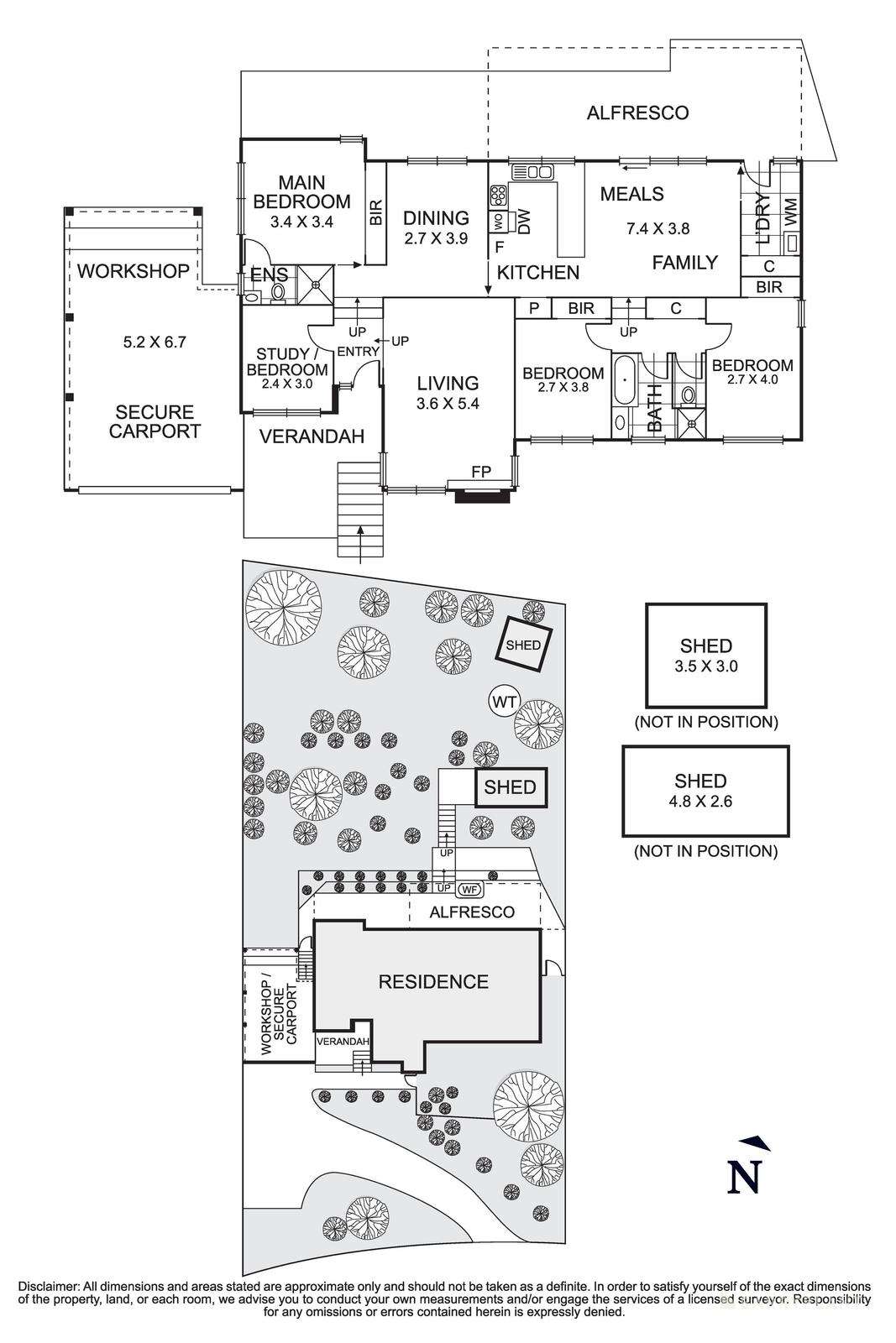 Floorplan of Homely house listing, 3 Brooke Court, Eltham VIC 3095