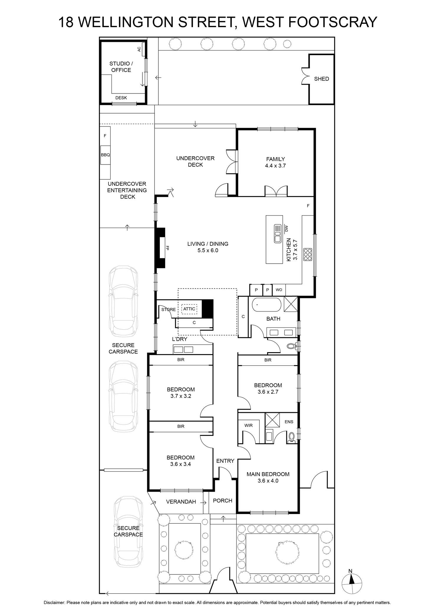Floorplan of Homely house listing, 18 Wellington Street, West Footscray VIC 3012