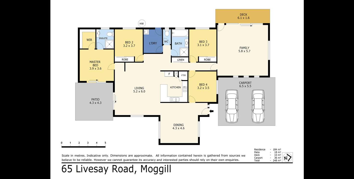 Floorplan of Homely house listing, 65 Livesay Road, Moggill QLD 4070