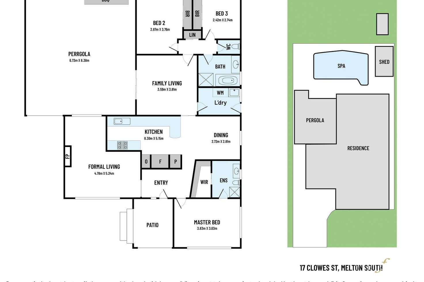 Floorplan of Homely house listing, 17 Clowes Street, Melton South VIC 3338