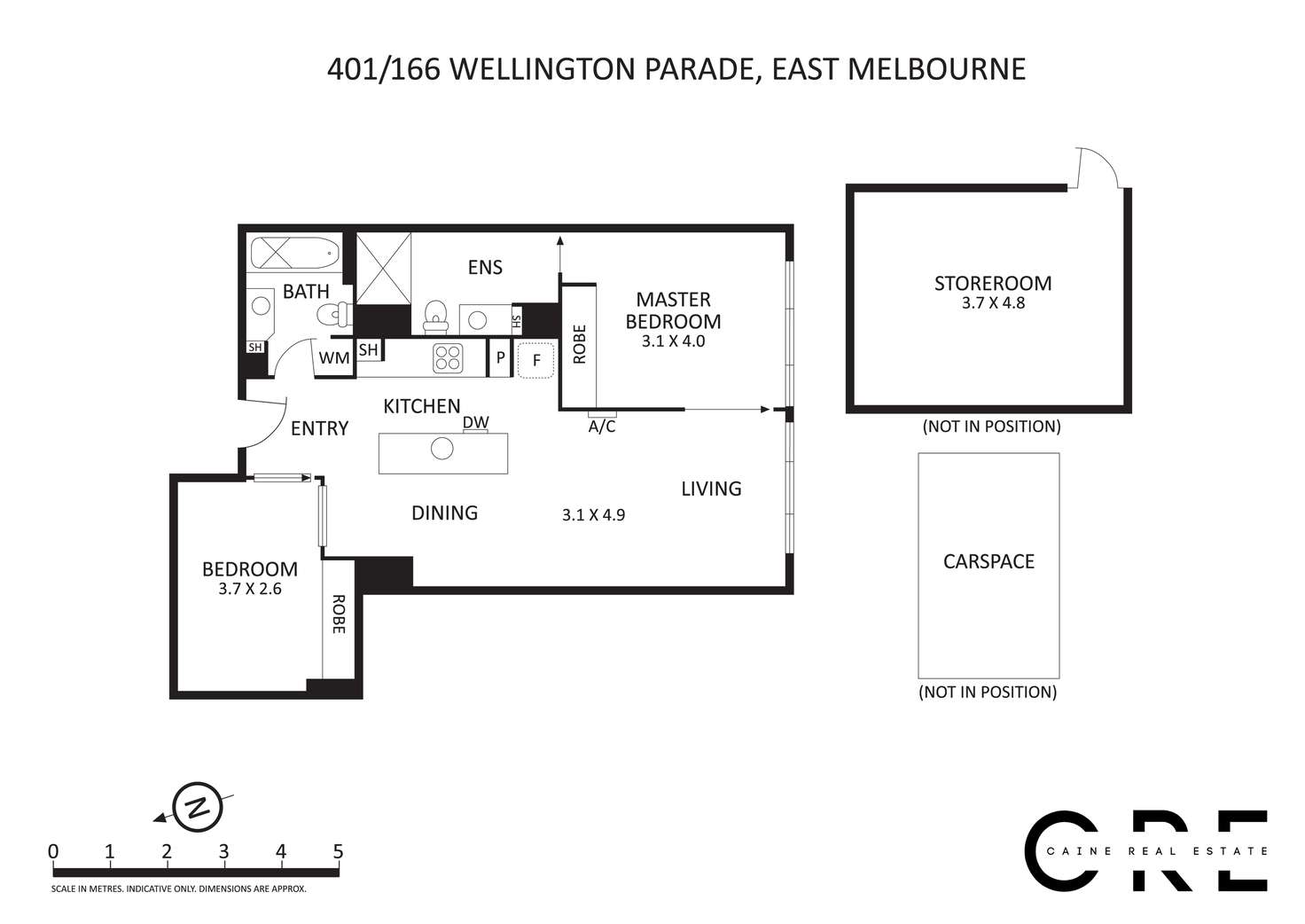 Floorplan of Homely apartment listing, 401/166 Wellington Parade, East Melbourne VIC 3002
