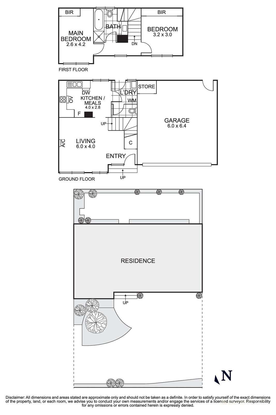 Floorplan of Homely townhouse listing, 3/120 Severn Street, Box Hill North VIC 3129