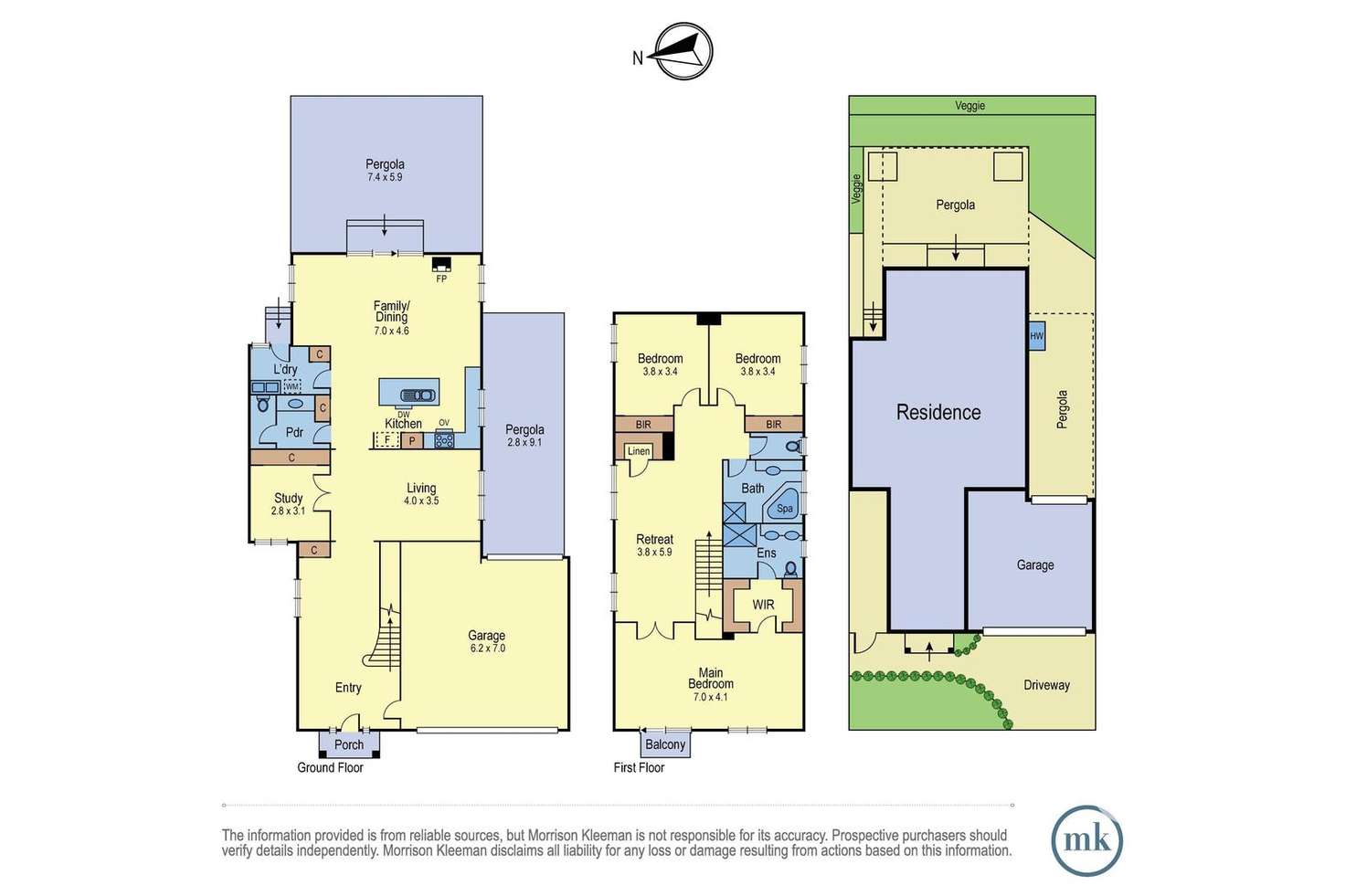 Floorplan of Homely house listing, 12 Shoalhaven Street, Bundoora VIC 3083