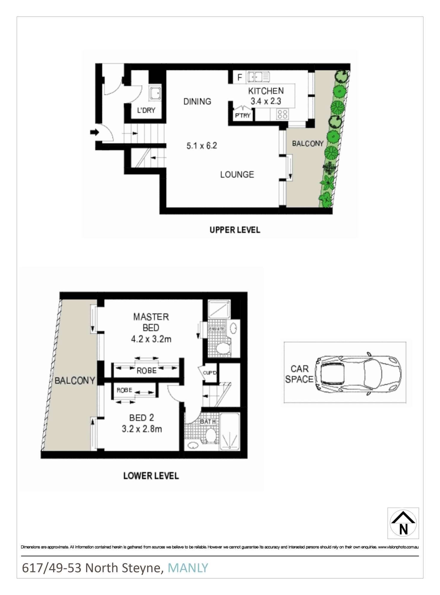 Floorplan of Homely apartment listing, 617/49 North Steyne, Manly NSW 2095