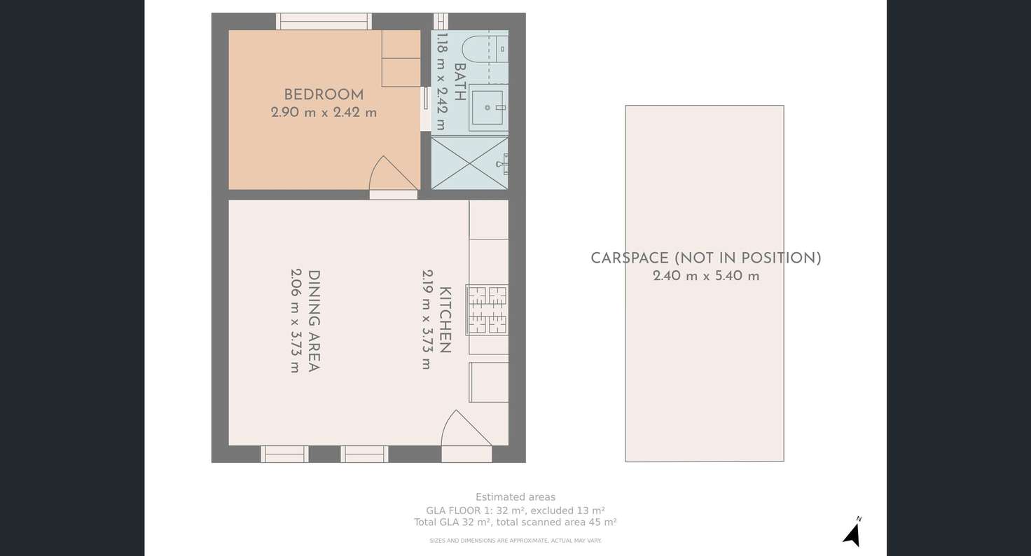 Floorplan of Homely apartment listing, 7/14 Austin Avenue, Elwood VIC 3184
