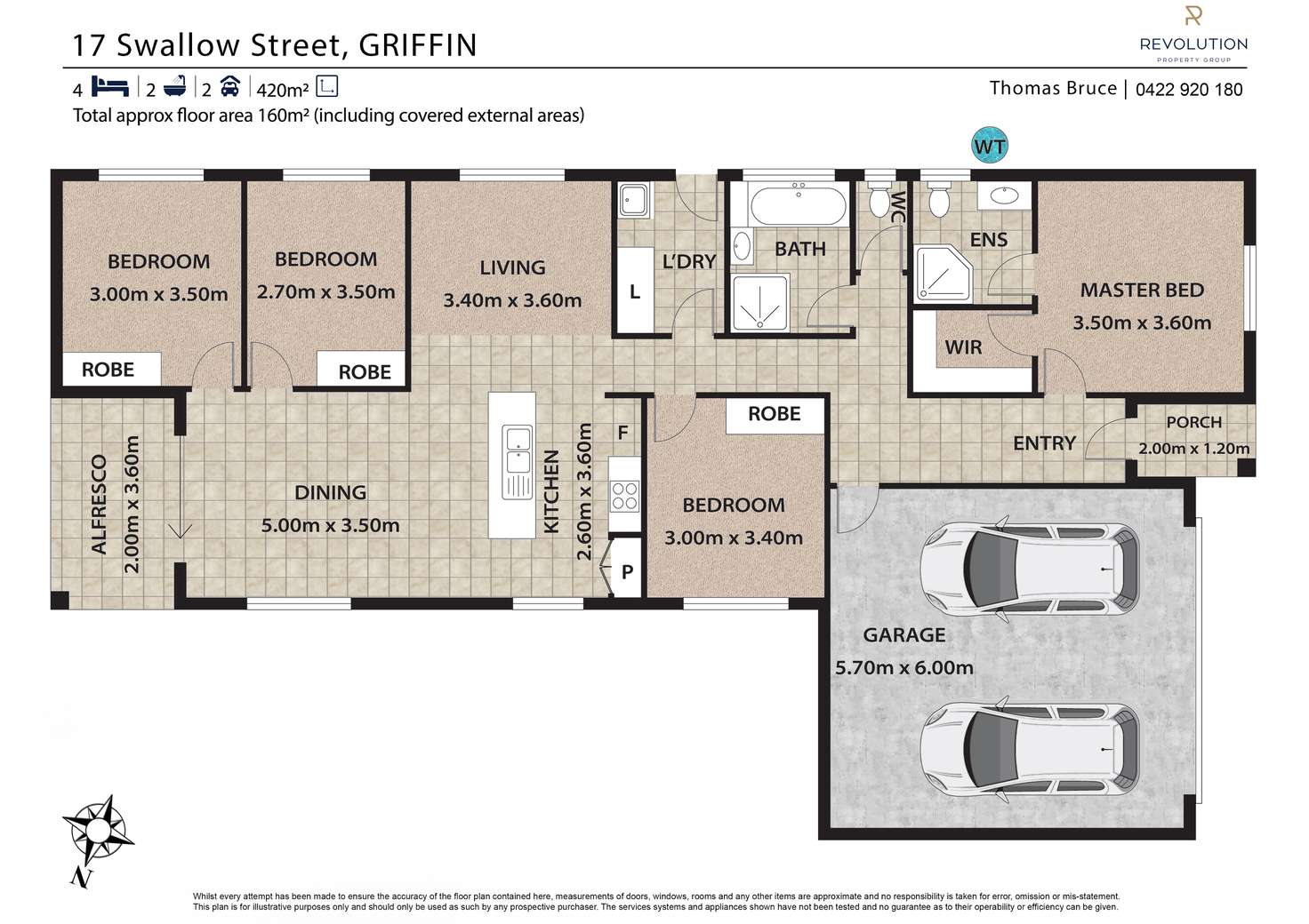 Floorplan of Homely house listing, 17 Swallow Street, Griffin QLD 4503