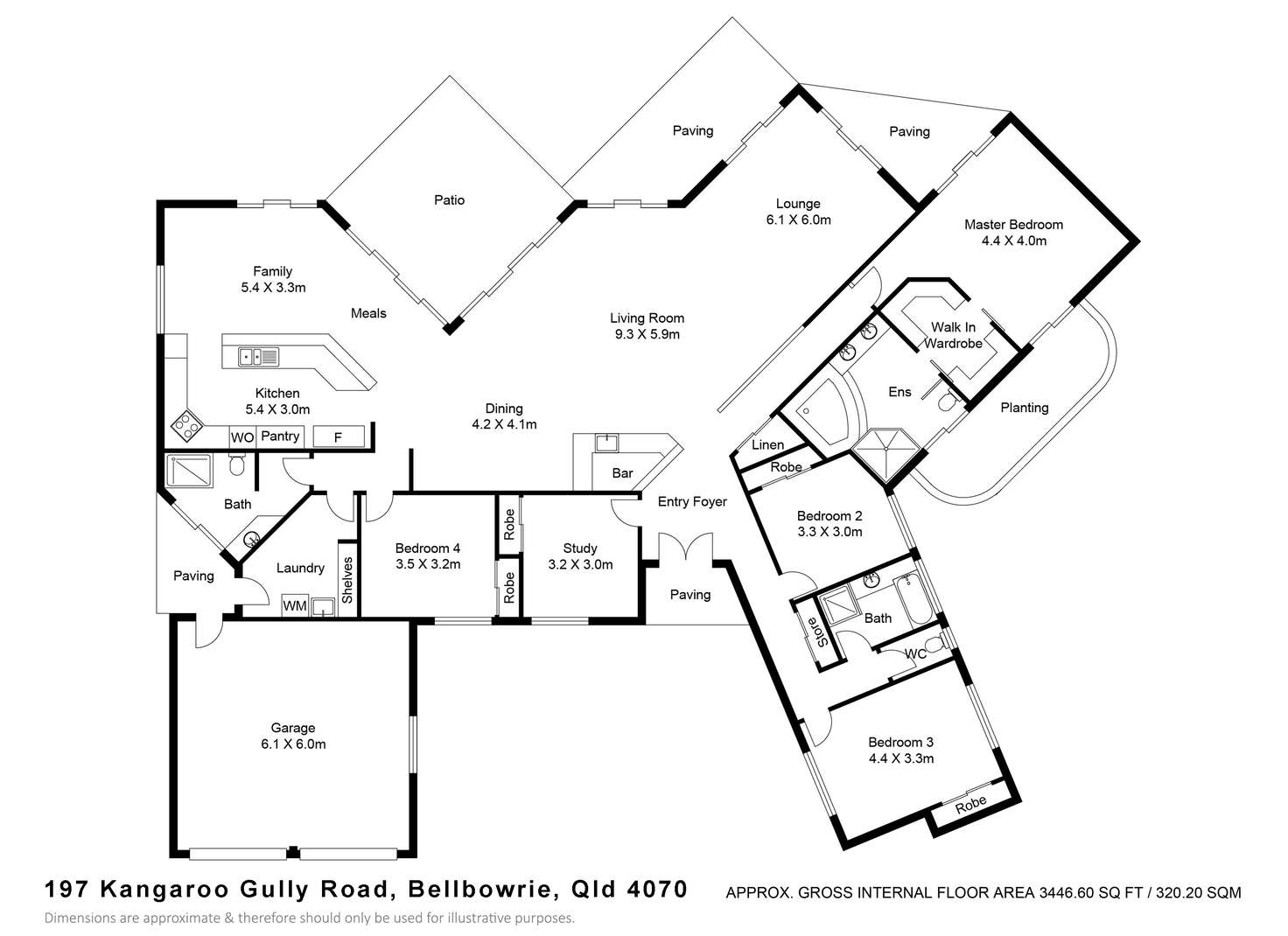 Floorplan of Homely house listing, 197 Kangaroo Gully Road, Bellbowrie QLD 4070