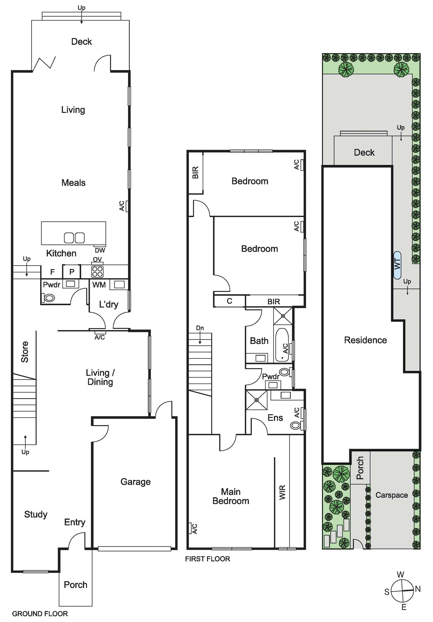 Floorplan of Homely townhouse listing, 363a Bambra Road, Caulfield South VIC 3162