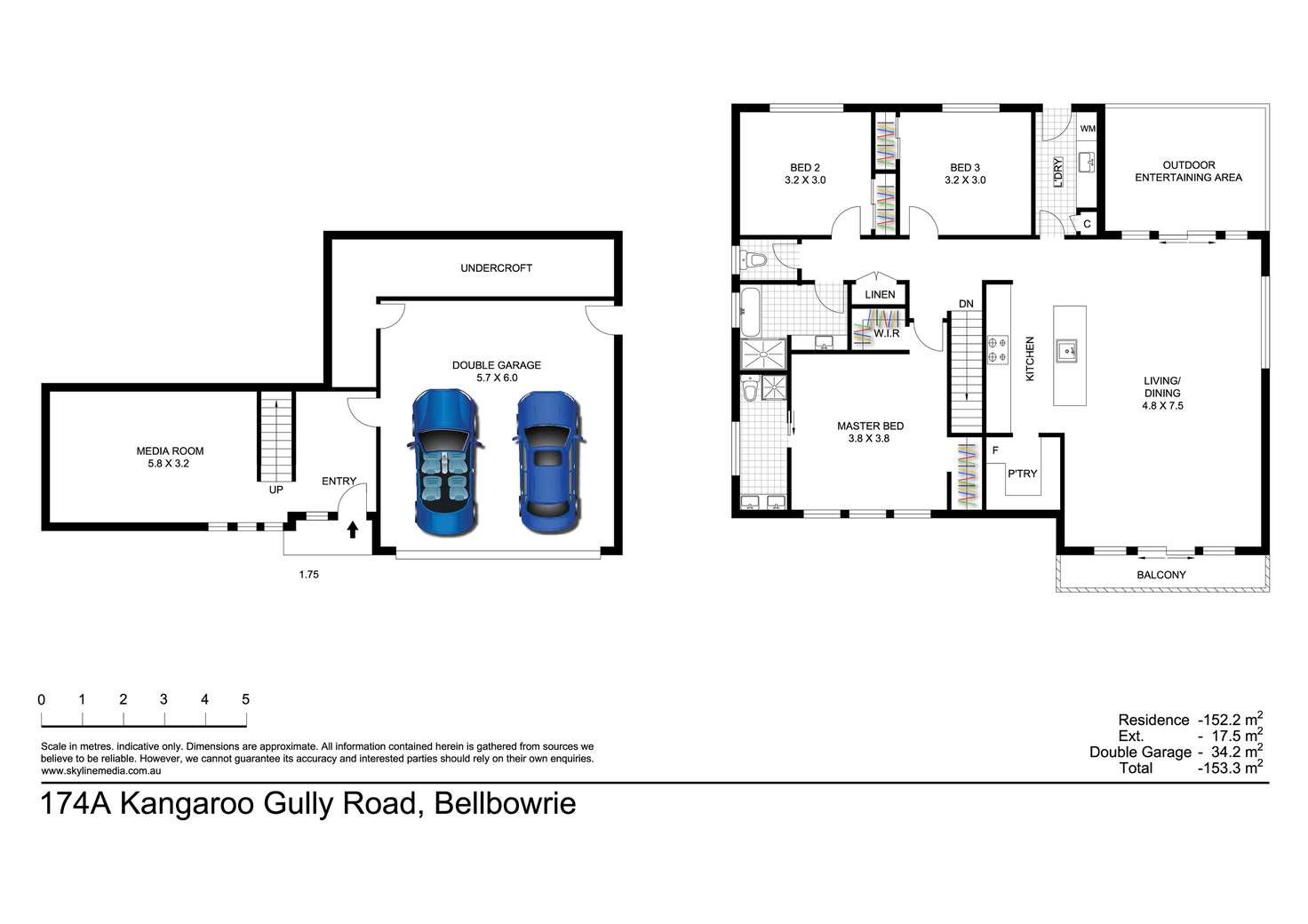 Floorplan of Homely house listing, 174A Kangaroo Gully Road, Bellbowrie QLD 4070