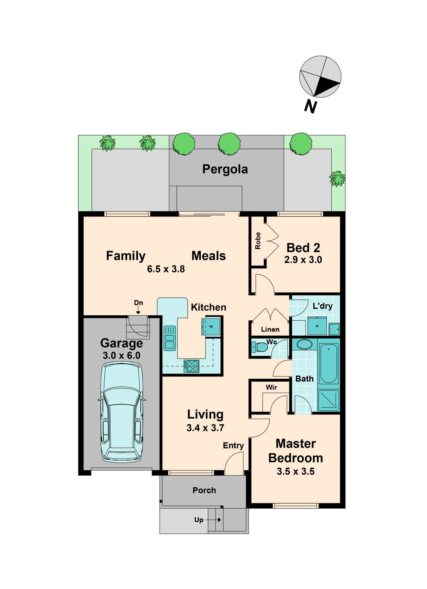 Floorplan of Homely unit listing, 6/63-65 Albert Street, Kilmore VIC 3764
