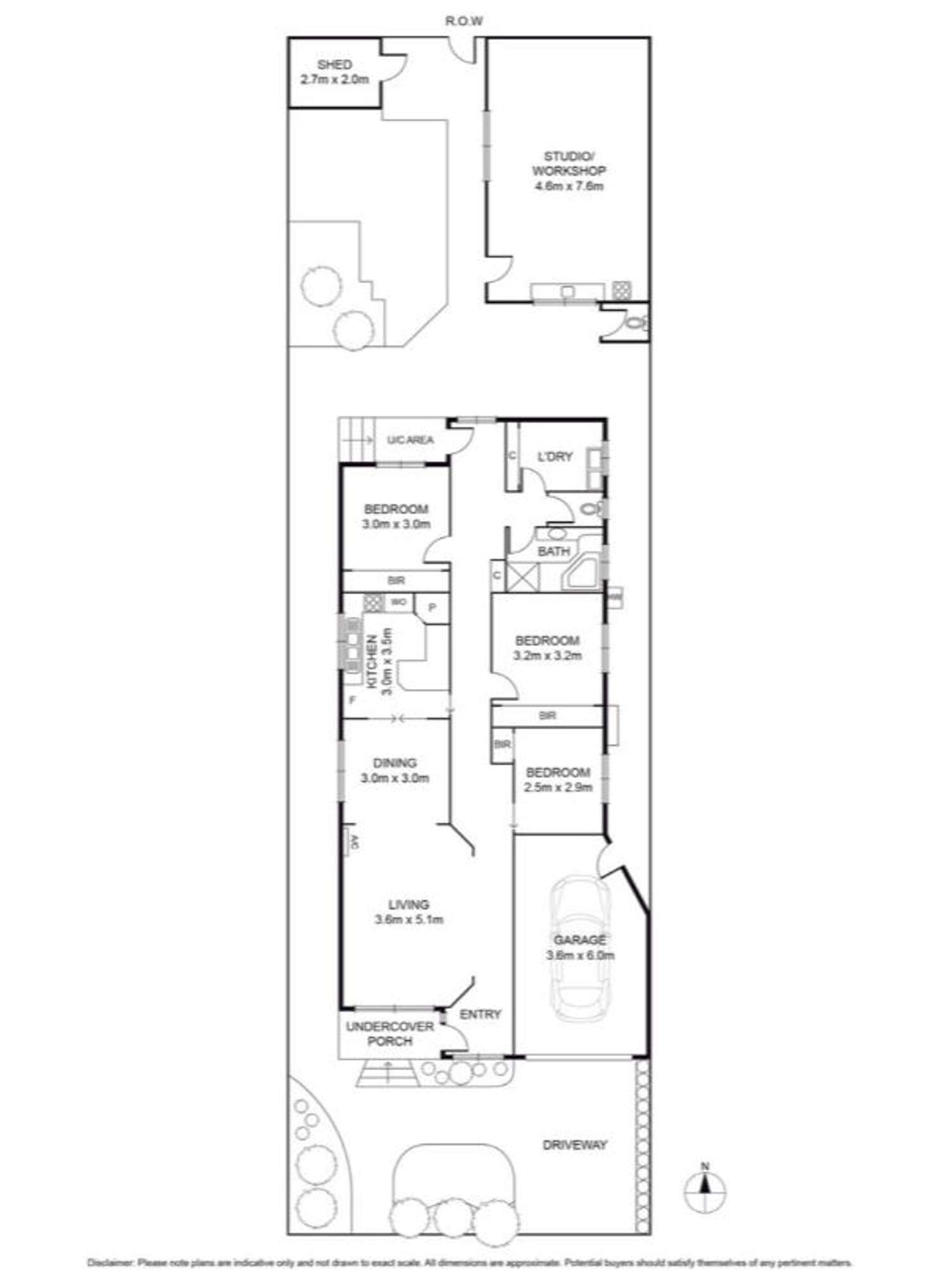 Floorplan of Homely house listing, 44 Roseberry Avenue, Preston VIC 3072