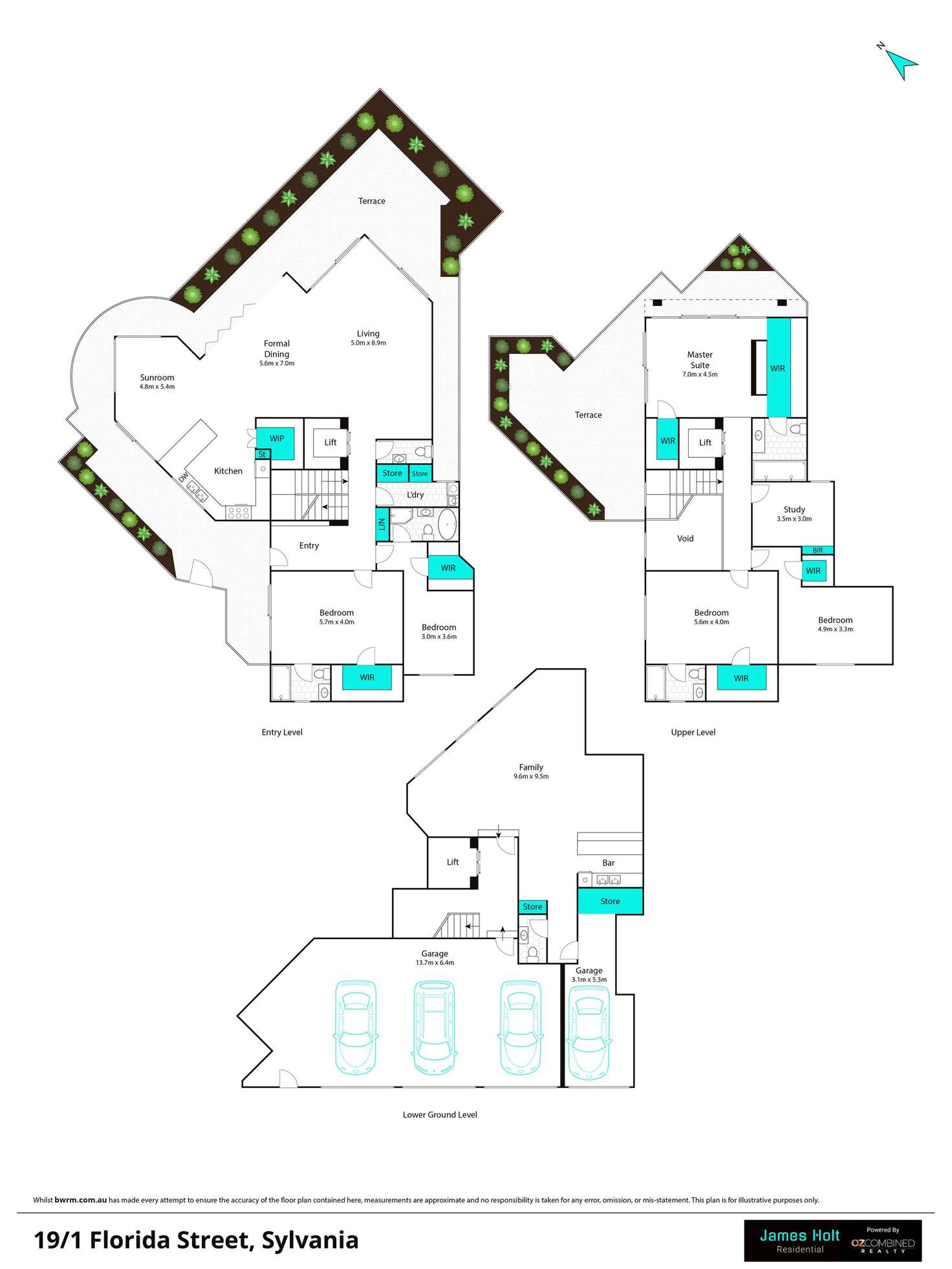 Floorplan of Homely apartment listing, 19/1-9 Florida Street, Sylvania NSW 2224