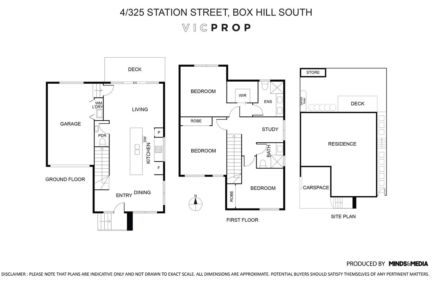 Floorplan of Homely townhouse listing, 4/325 Station Street, Box Hill South VIC 3128