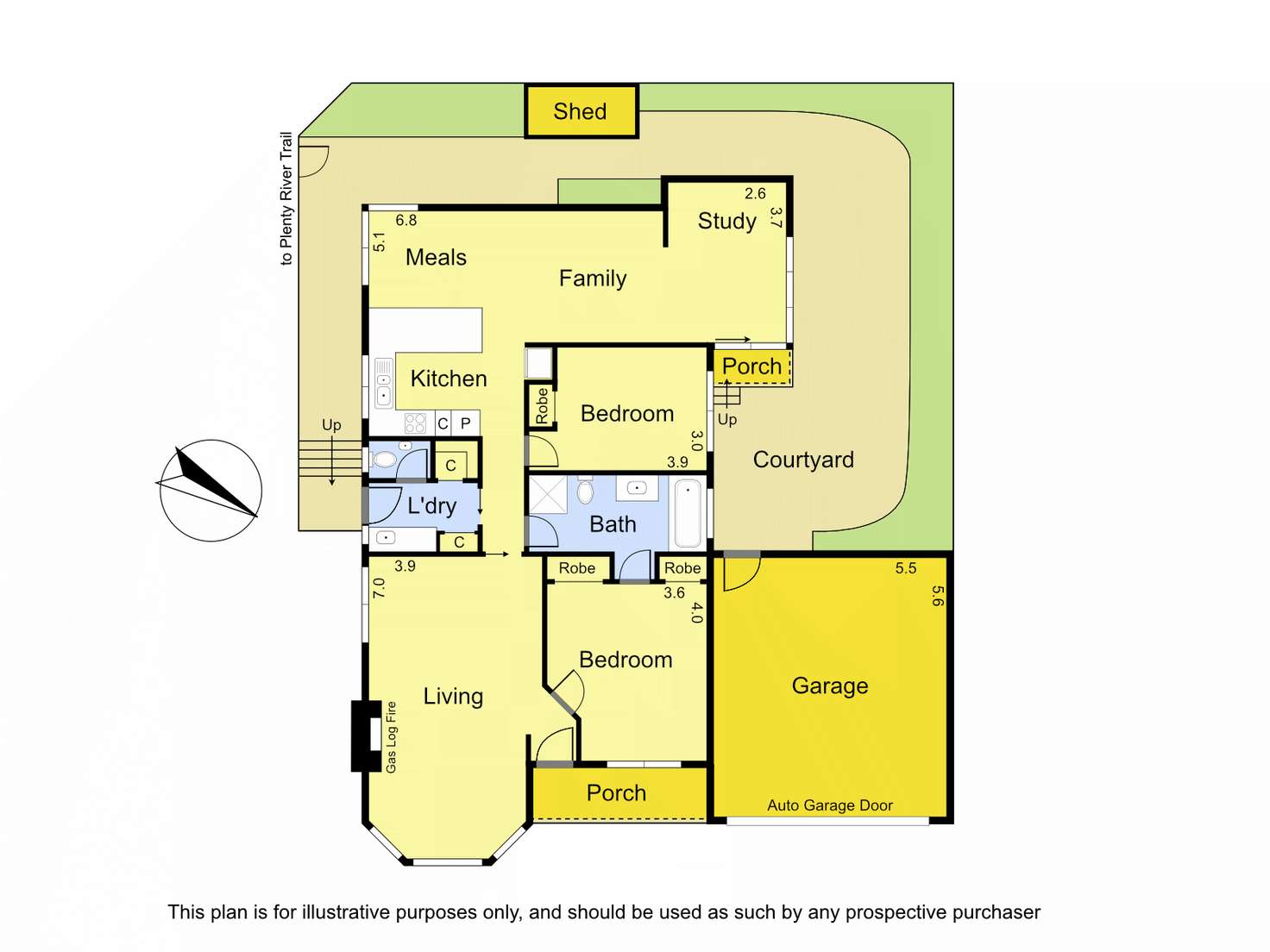 Floorplan of Homely unit listing, 8/14 Barongarook Court, Lower Plenty VIC 3093