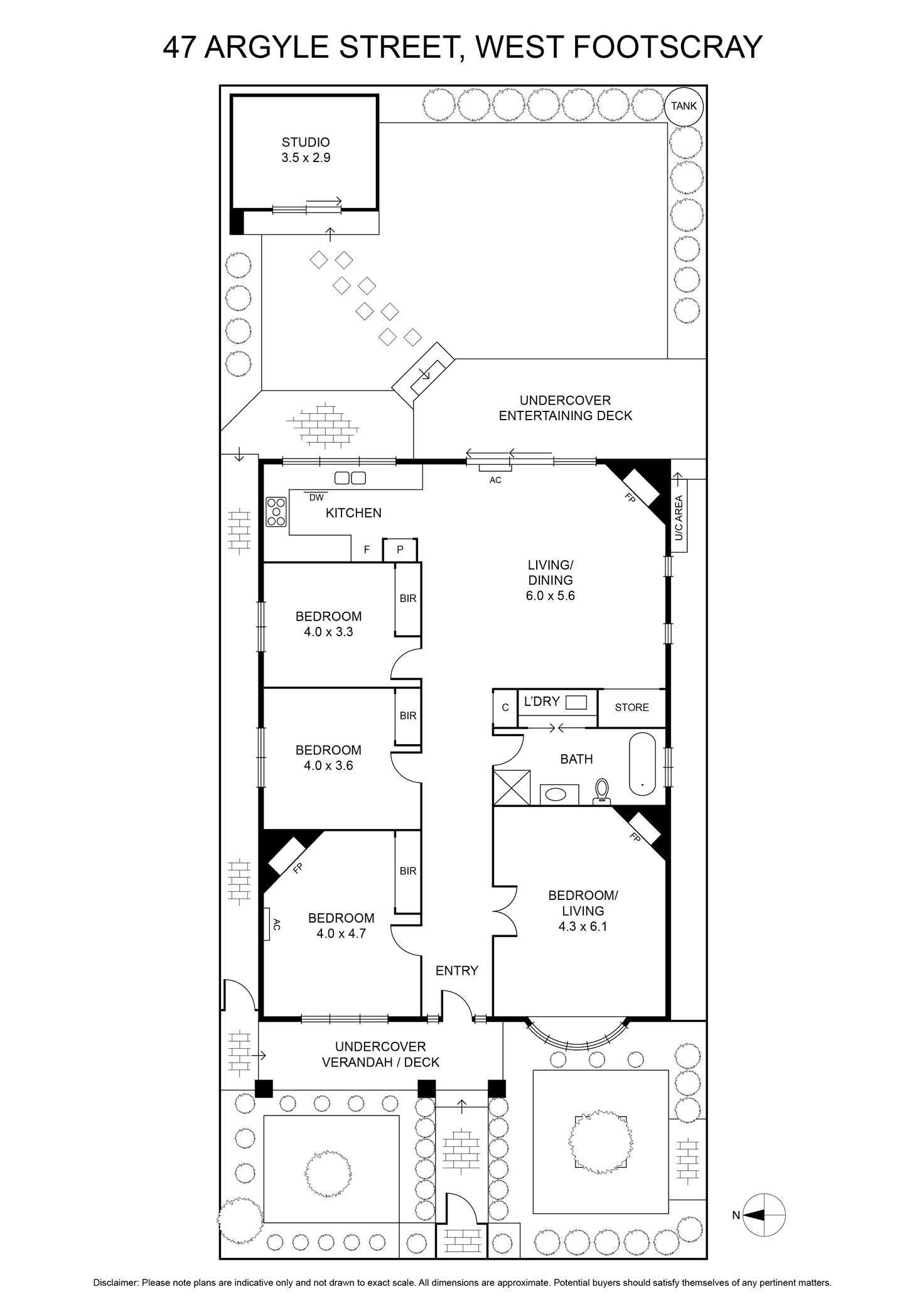 Floorplan of Homely house listing, 47 Argyle Street, West Footscray VIC 3012