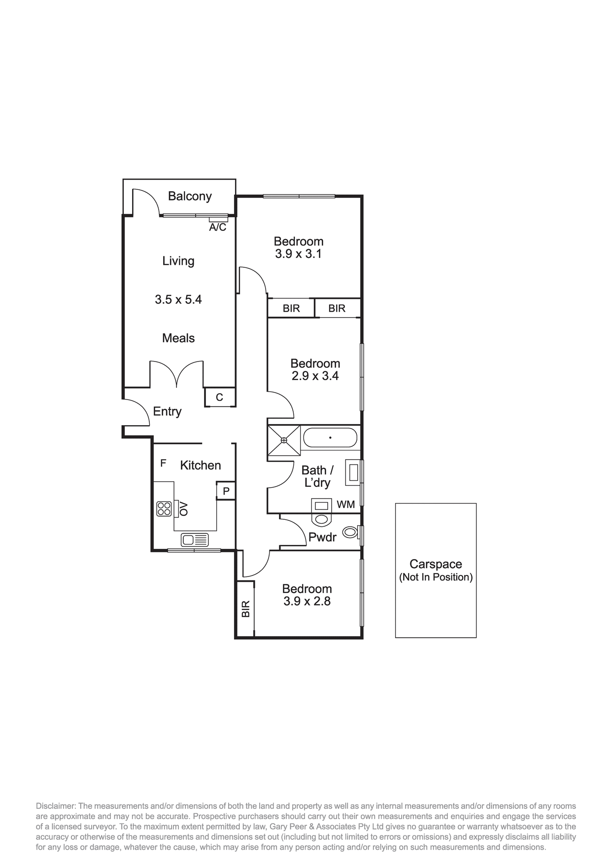 Floorplan of Homely apartment listing, 6/41 Narong Road, Caulfield North VIC 3161