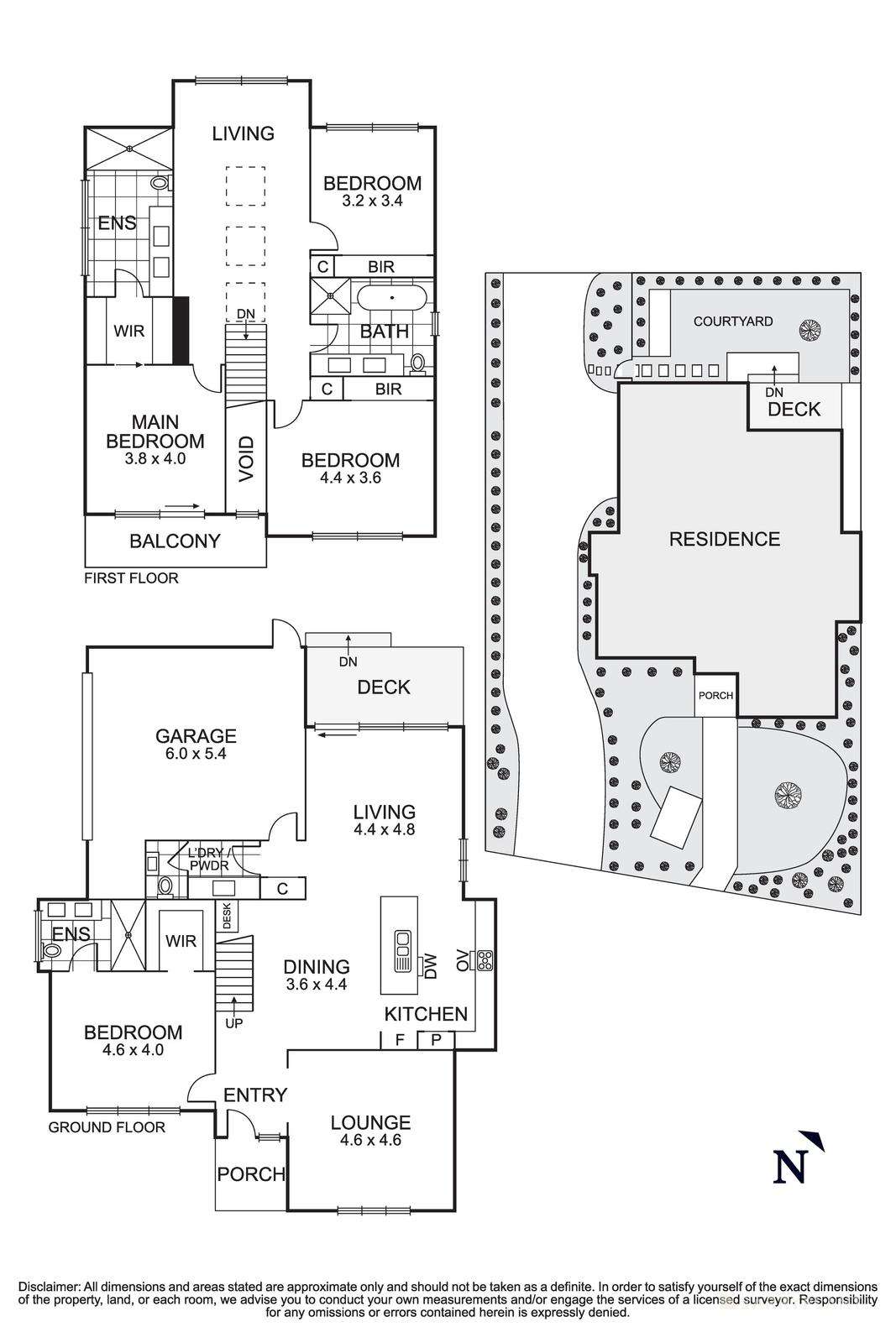 Floorplan of Homely townhouse listing, 1/29 Price Avenue, Montmorency VIC 3094