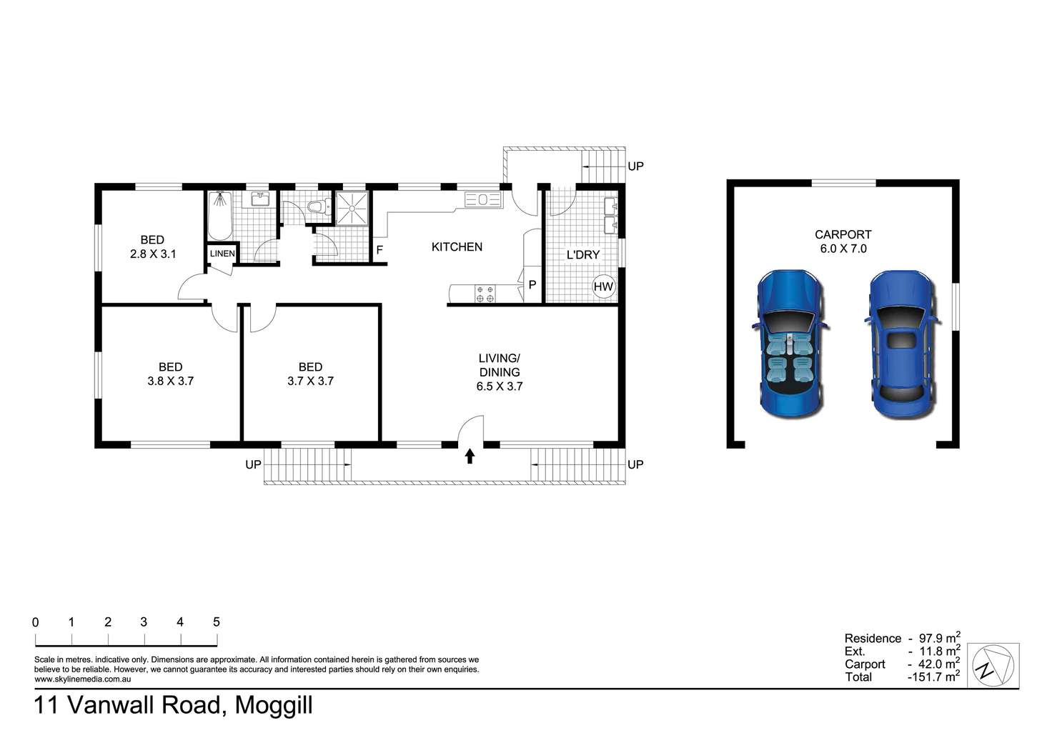 Floorplan of Homely house listing, 11 Vanwall Road, Moggill QLD 4070