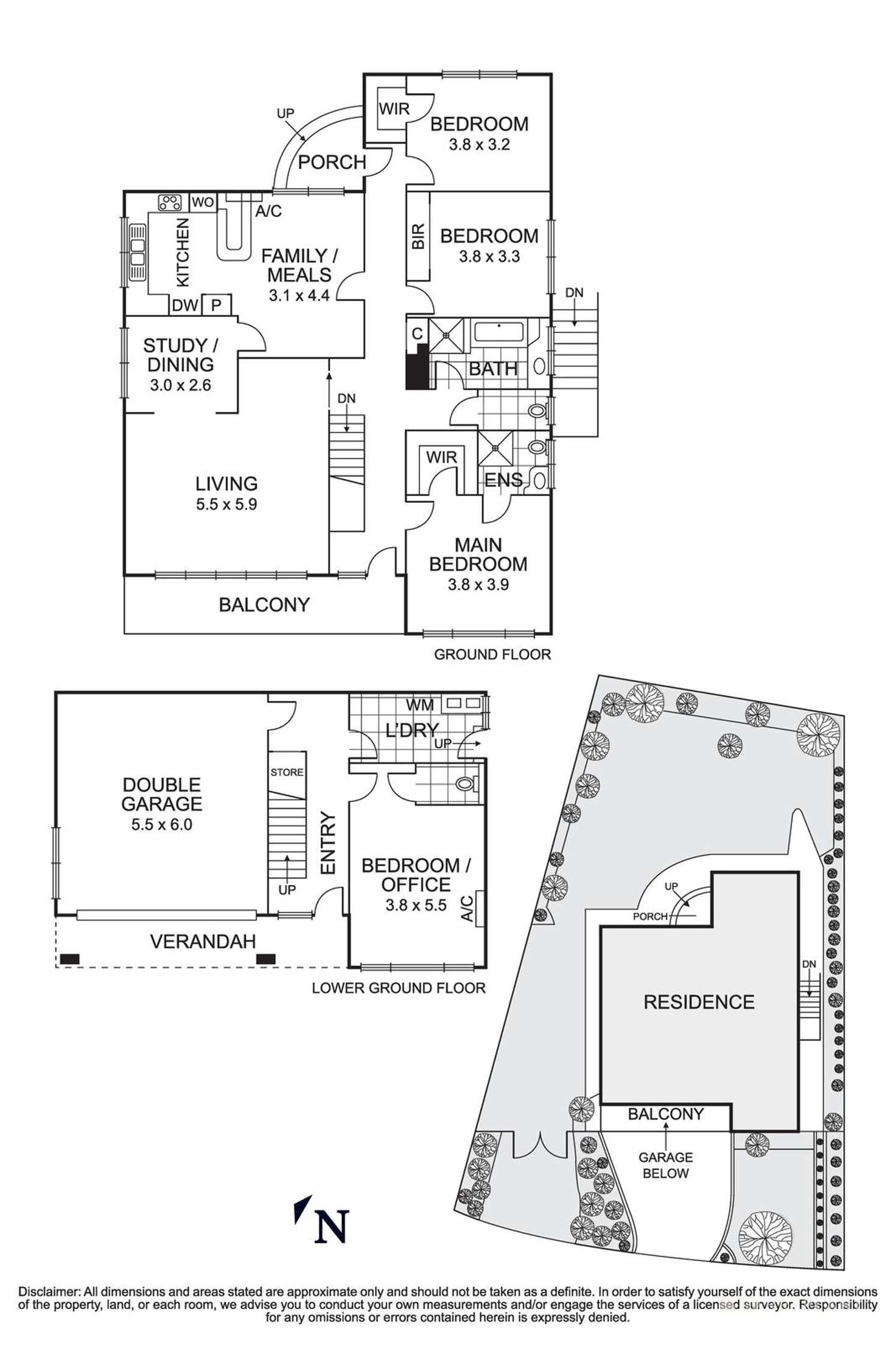 Floorplan of Homely house listing, 28 Thomson Drive, Rosanna VIC 3084
